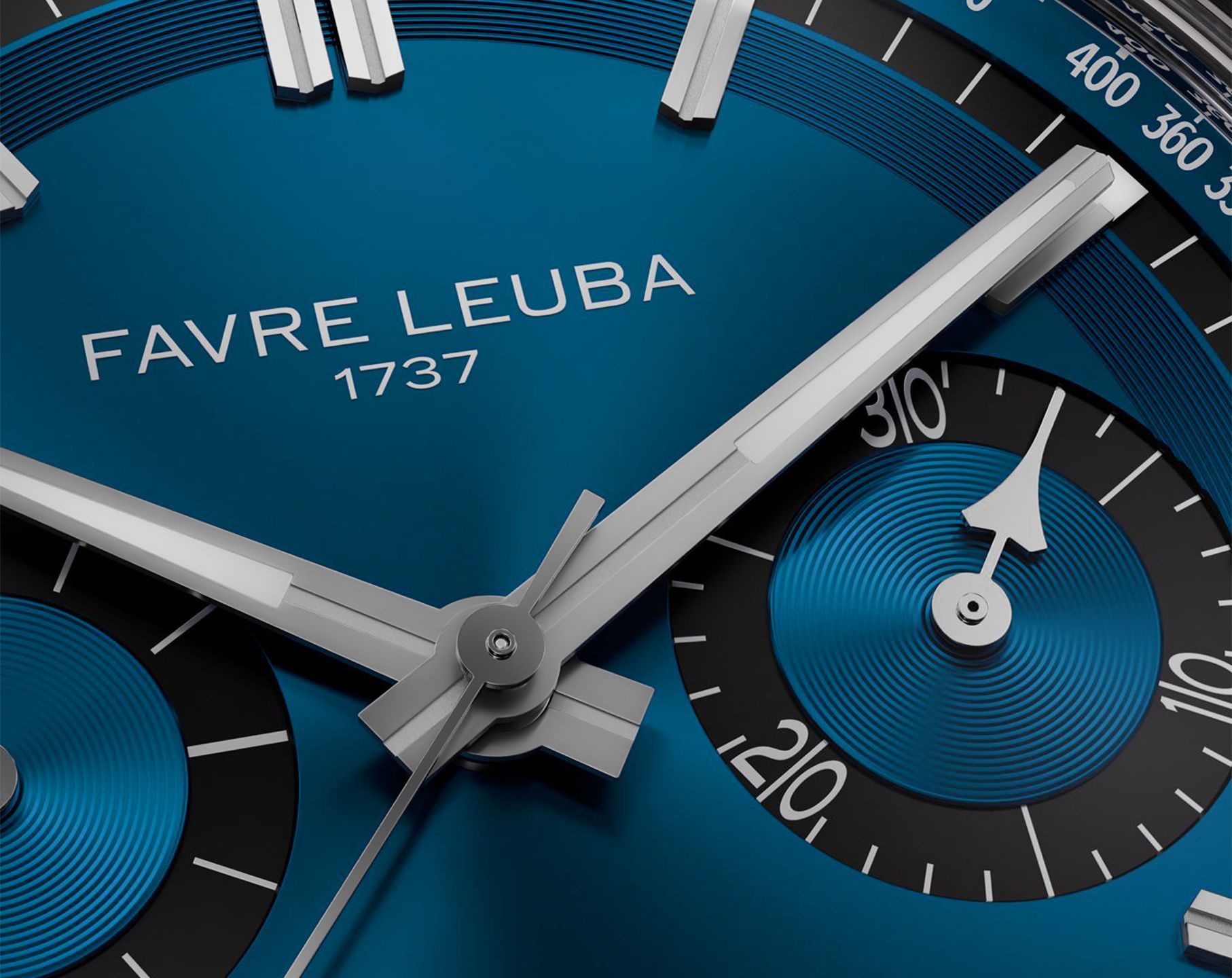 Favre Leuba Chief Chief Chronograph Blue Dial 41 mm Automatic Watch For Men - 3