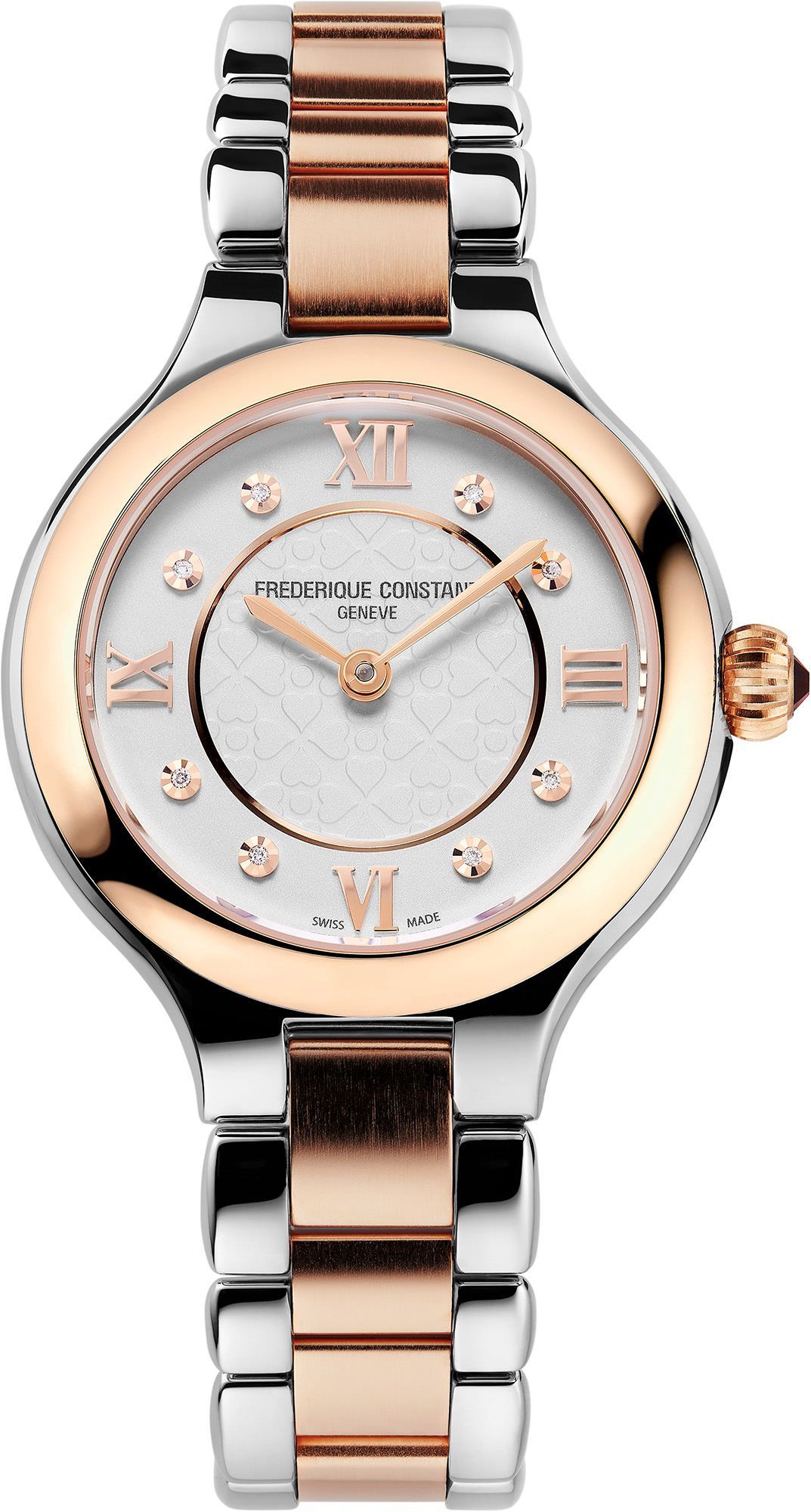 Frederique Constant Classics Delight 28 mm Watch in Silver Dial For Women - 1