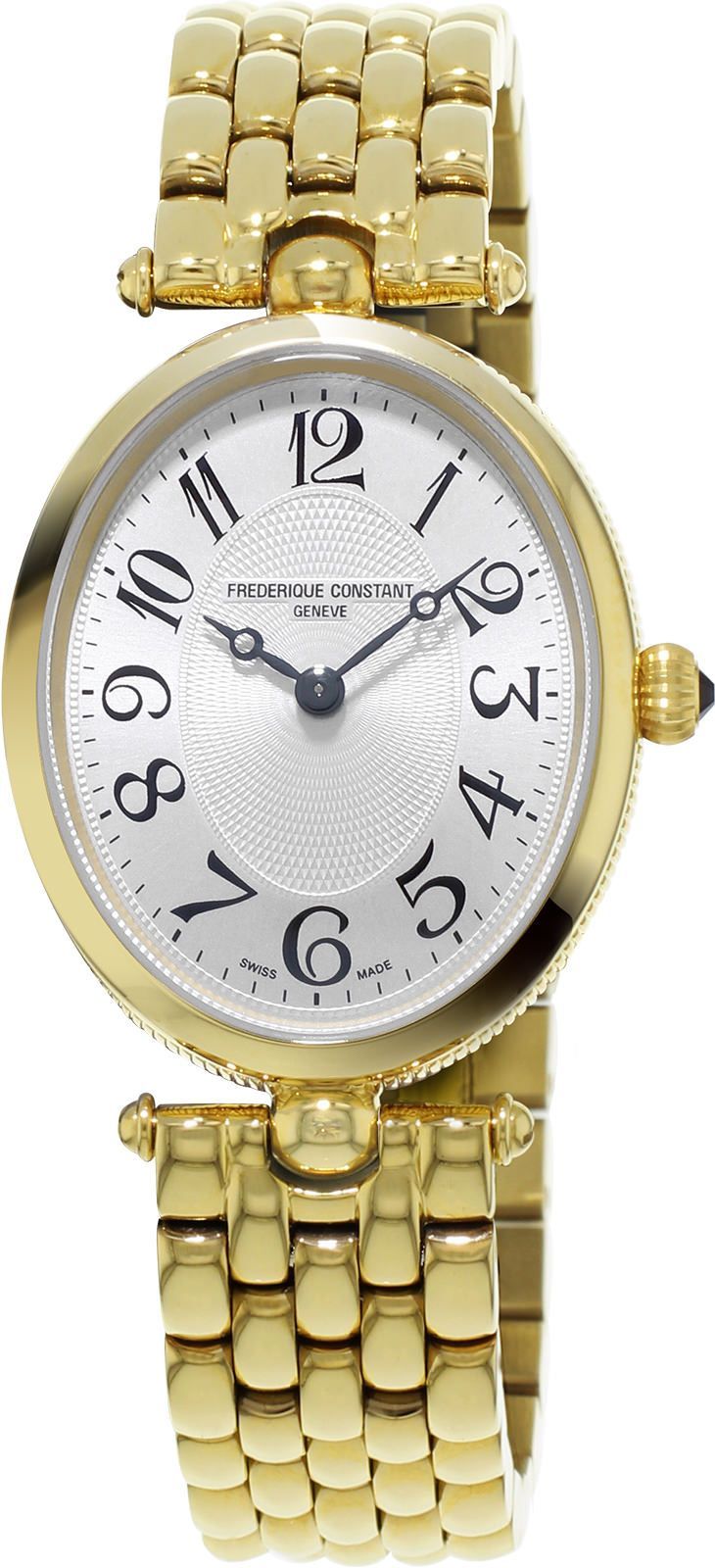 Frederique Constant Classics Art Deco Silver Dial 25 mm Quartz Watch For Women - 1