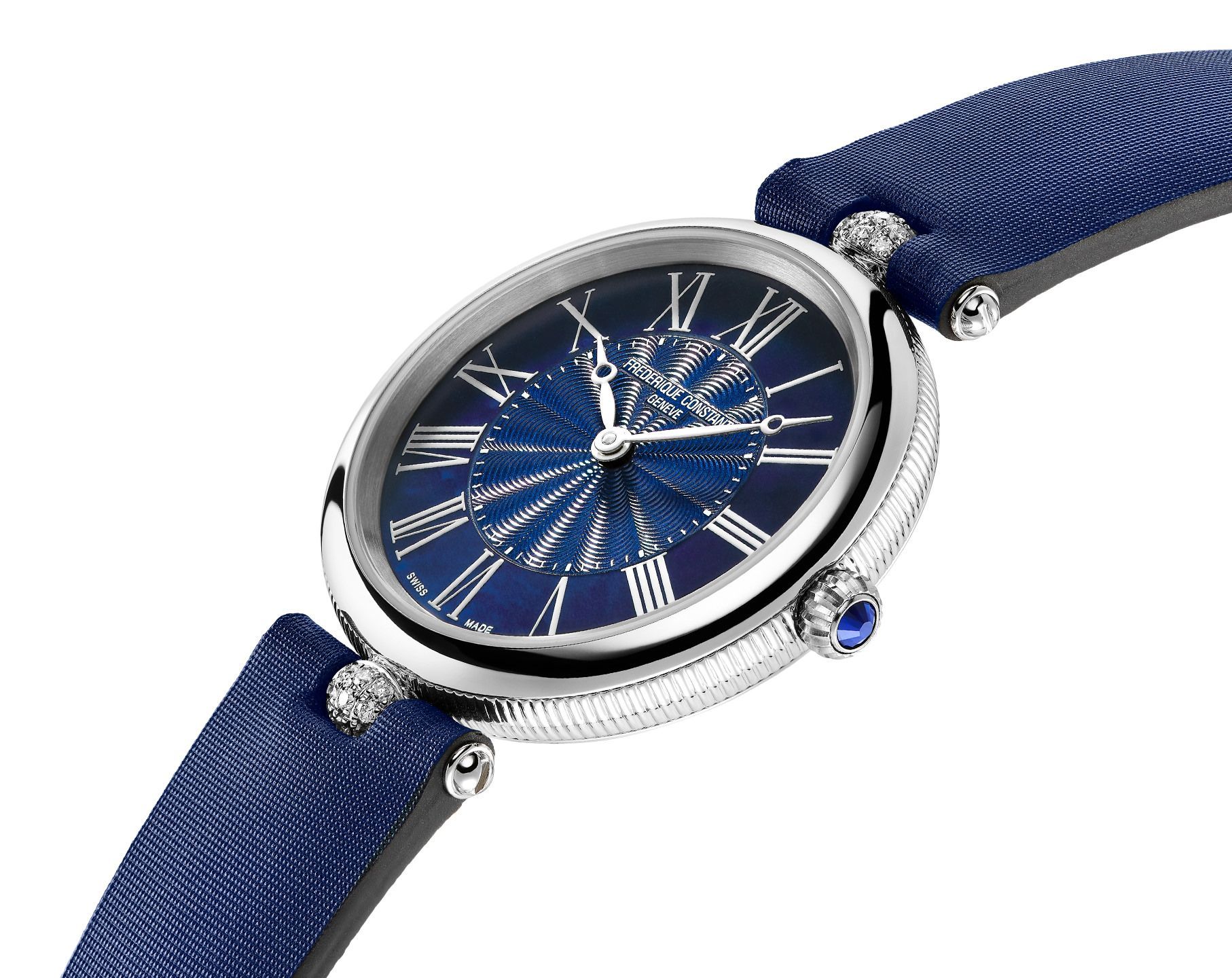 Frederique Constant Classics Classics Art Déco Round MOP Dial 30 mm Quartz Watch For Women - 5