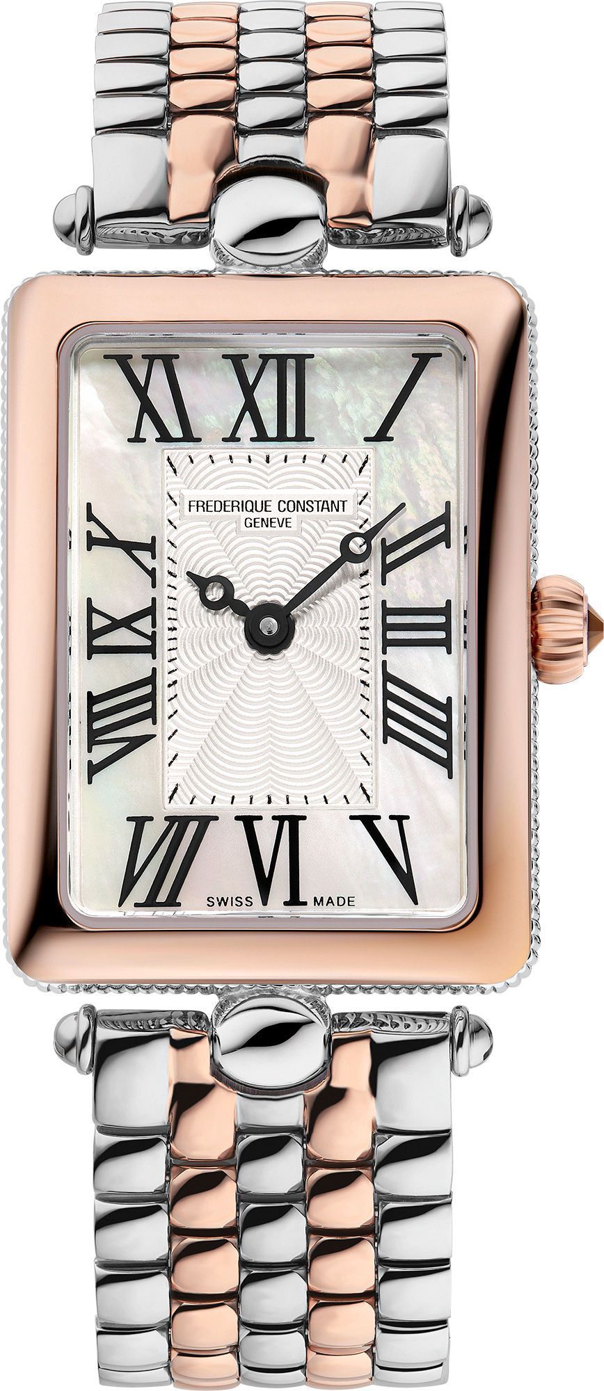 Frederique Constant Classics Classics Art Déco Carree White MOP Dial 20.7 mm Quartz Watch For Women - 1