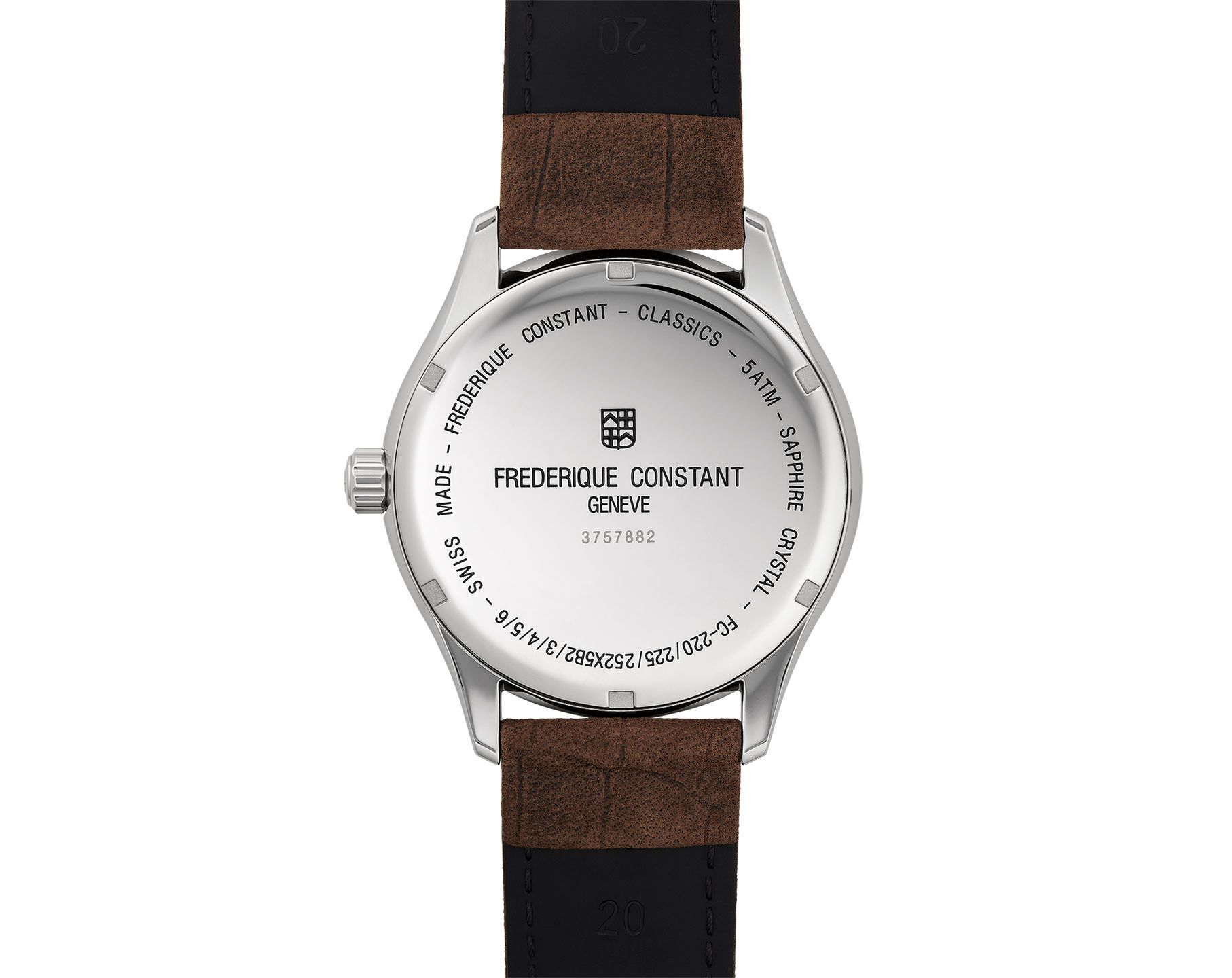 Frederique Constant Classics Classics Quartz Grey Dial 40 mm Quartz Watch For Men - 3