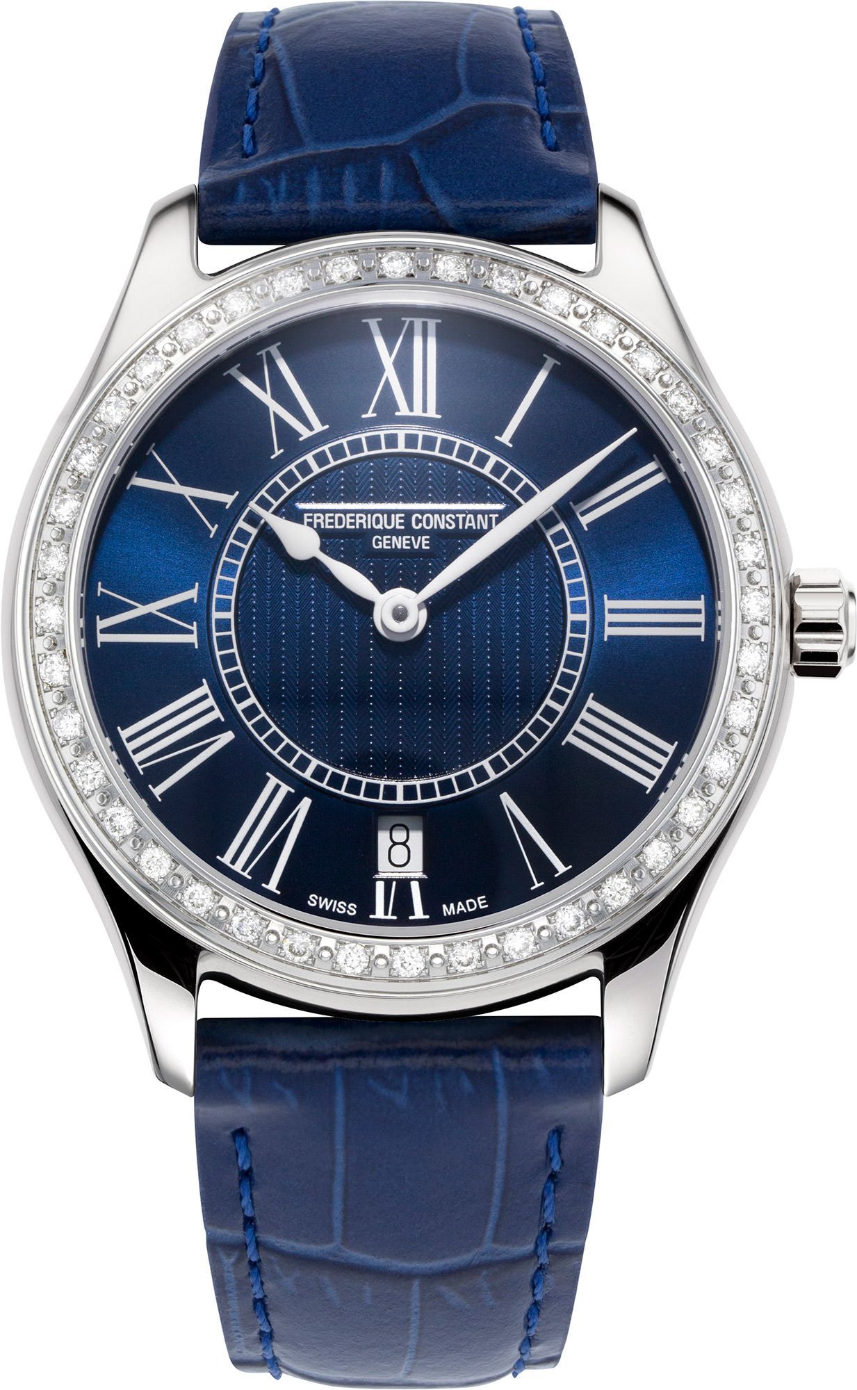 Frederique Constant Classics Classics Quartz Ladies Blue Dial 36 mm Quartz Watch For Women - 1