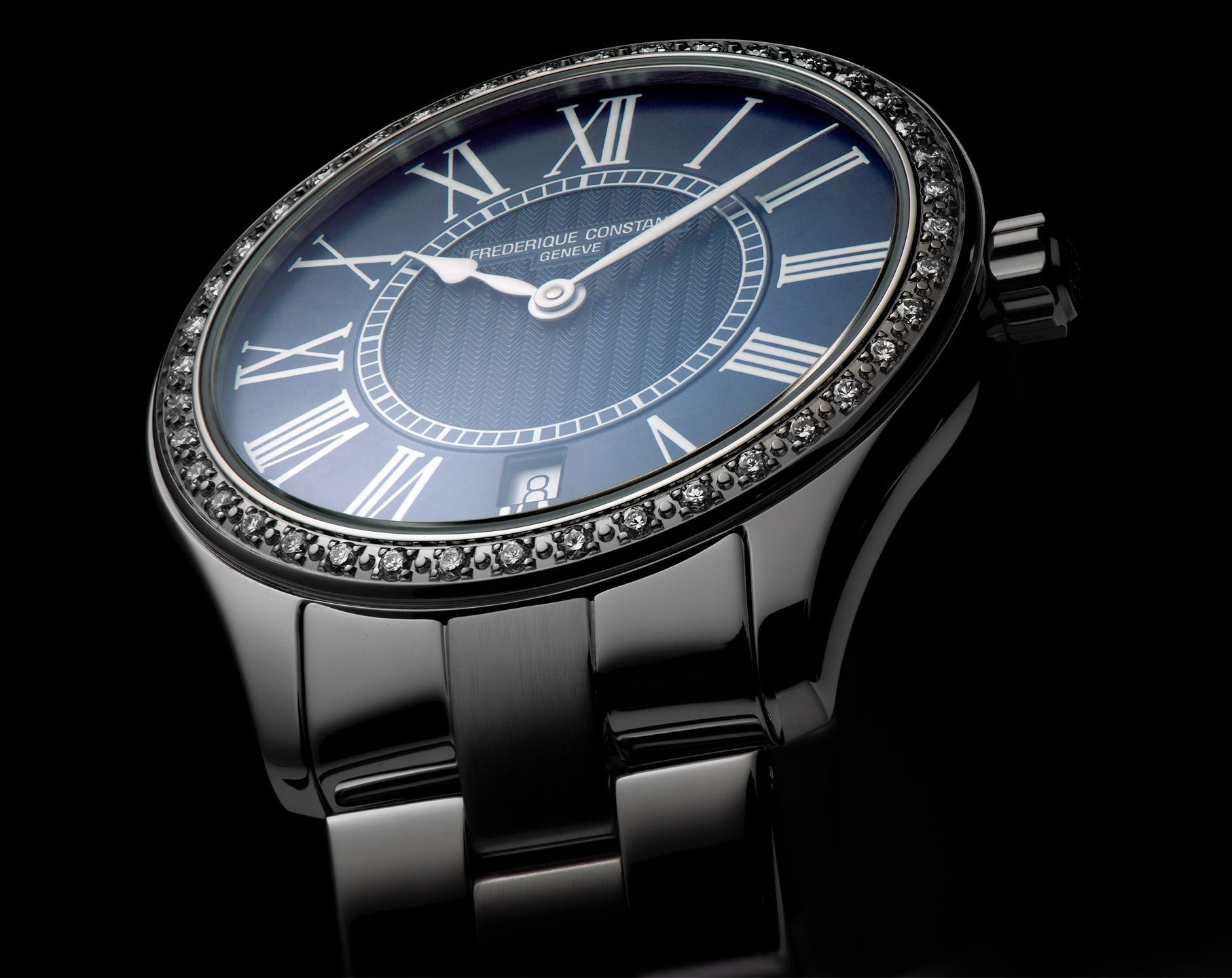 Frederique Constant Classics Classics Quartz Ladies Blue Dial 36 mm Quartz Watch For Women - 2