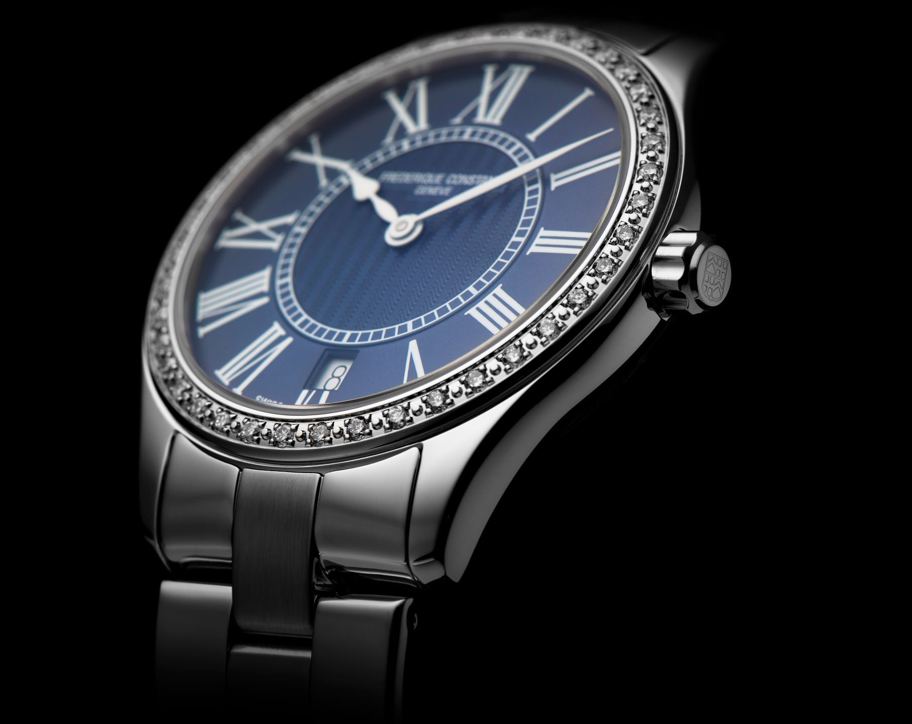 Frederique Constant Classics Classics Quartz Ladies Blue Dial 36 mm Quartz Watch For Women - 5