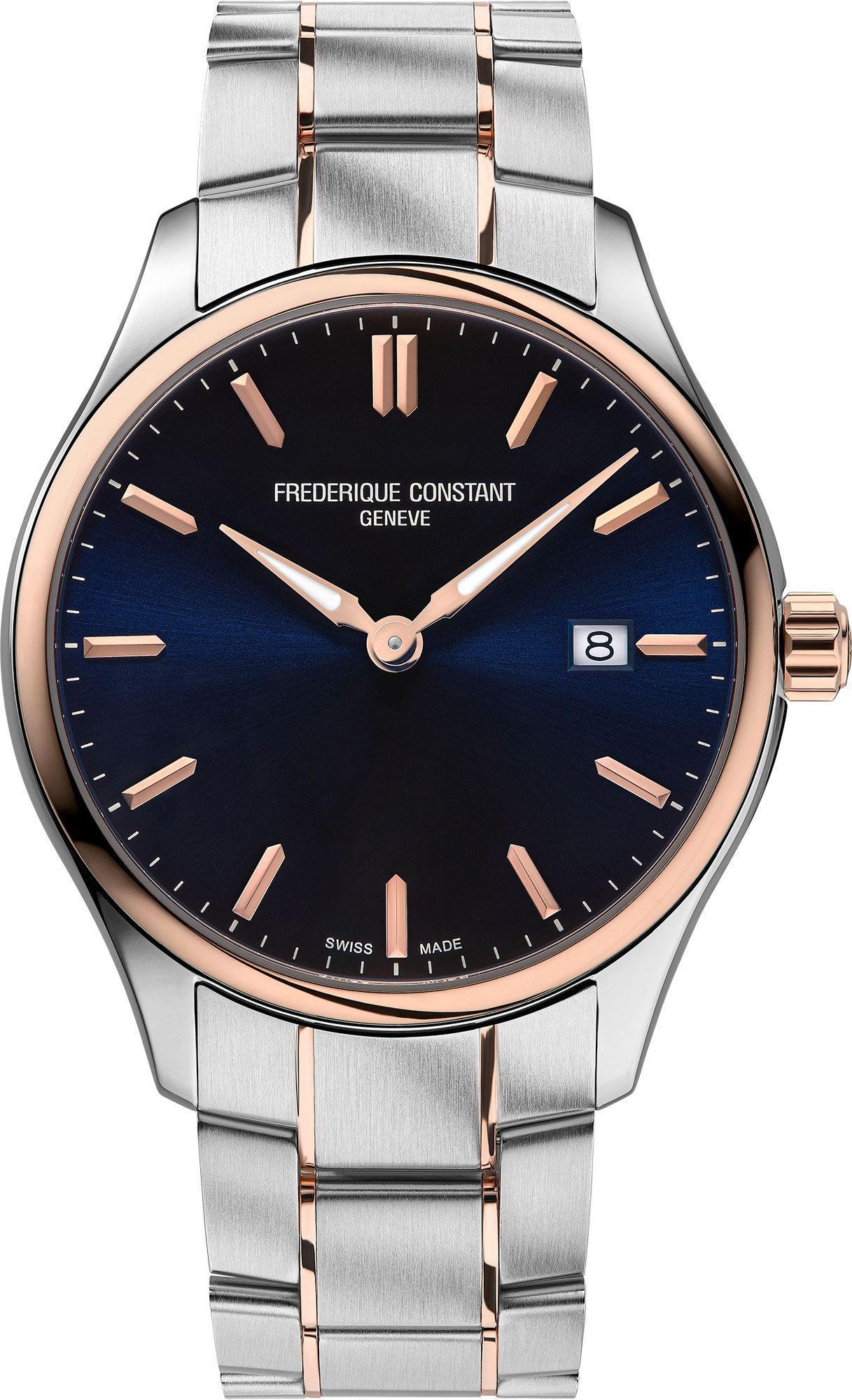 Frederique Constant Classics Classics Quartz Blue Dial 40 mm Quartz Watch For Men - 1