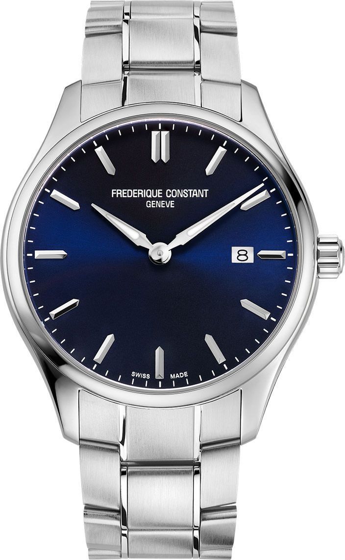 Frederique Constant Classics Classics Quartz Blue Dial 40 mm Quartz Watch For Men - 1