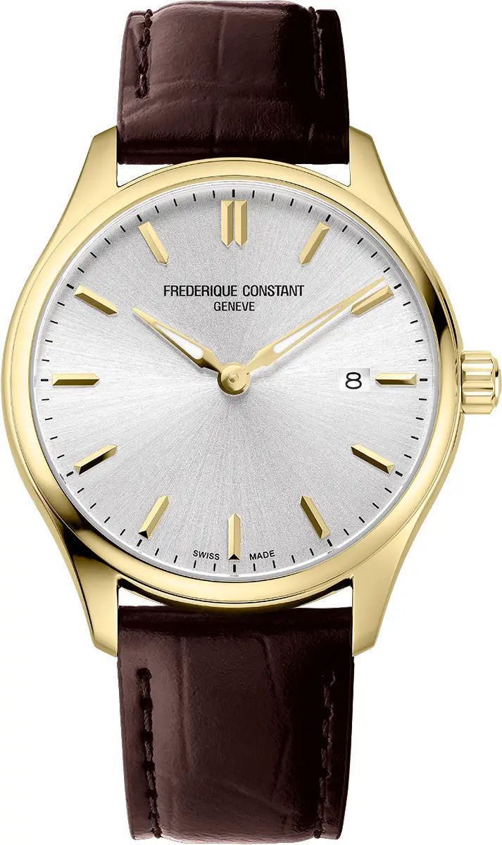 Frederique Constant Classics Classics Quartz Silver Dial 40 mm Quartz Watch For Men - 1