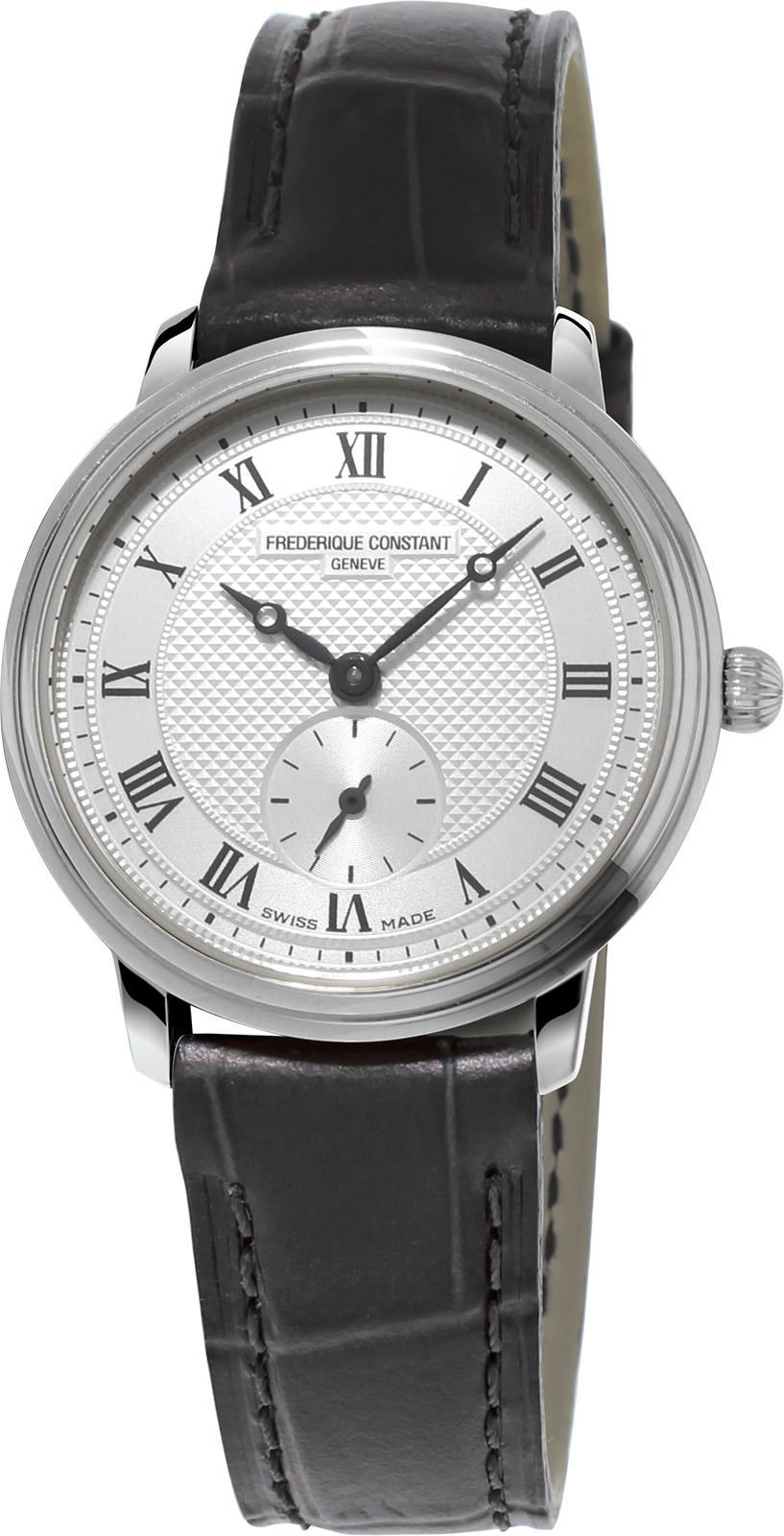 Frederique Constant Mid Size 28.6 mm Watch in Silver Dial For Women - 1