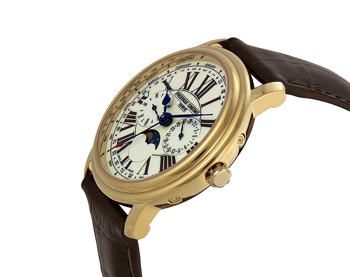 Frederique Constant Classics Classics Business Timer White Dial 40 mm Quartz Watch For Men - 2