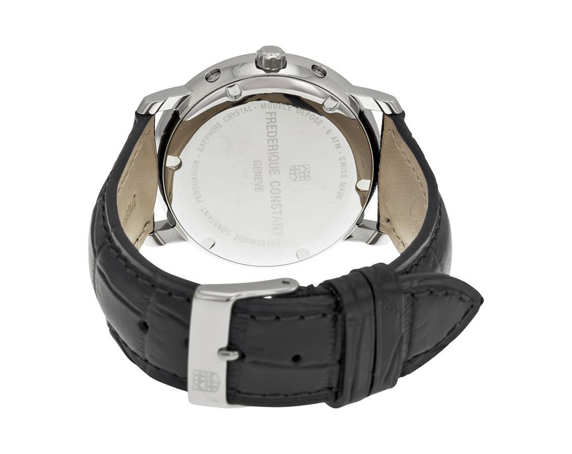 Frederique Constant Classics Classics Business Timer White Dial 40 mm Quartz Watch For Men - 2