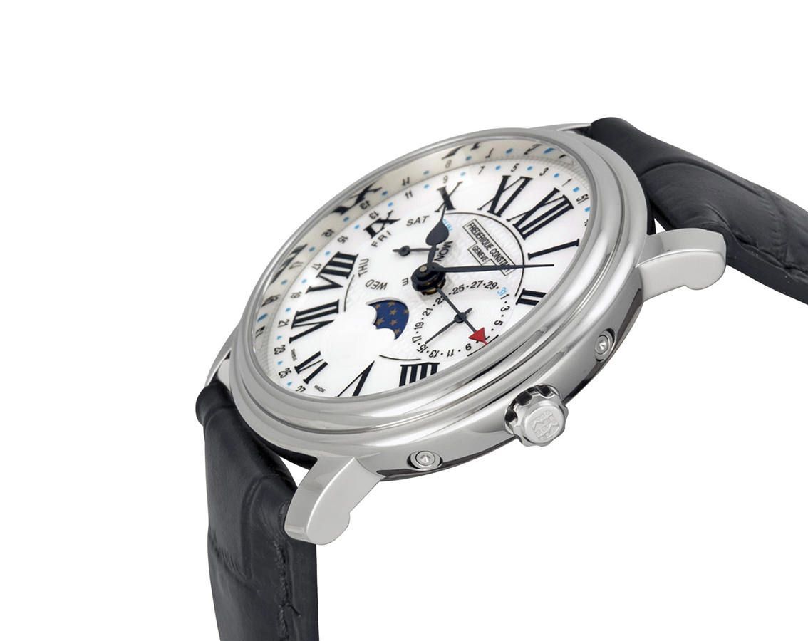 Frederique Constant Classics Classics Business Timer White Dial 40 mm Quartz Watch For Men - 3