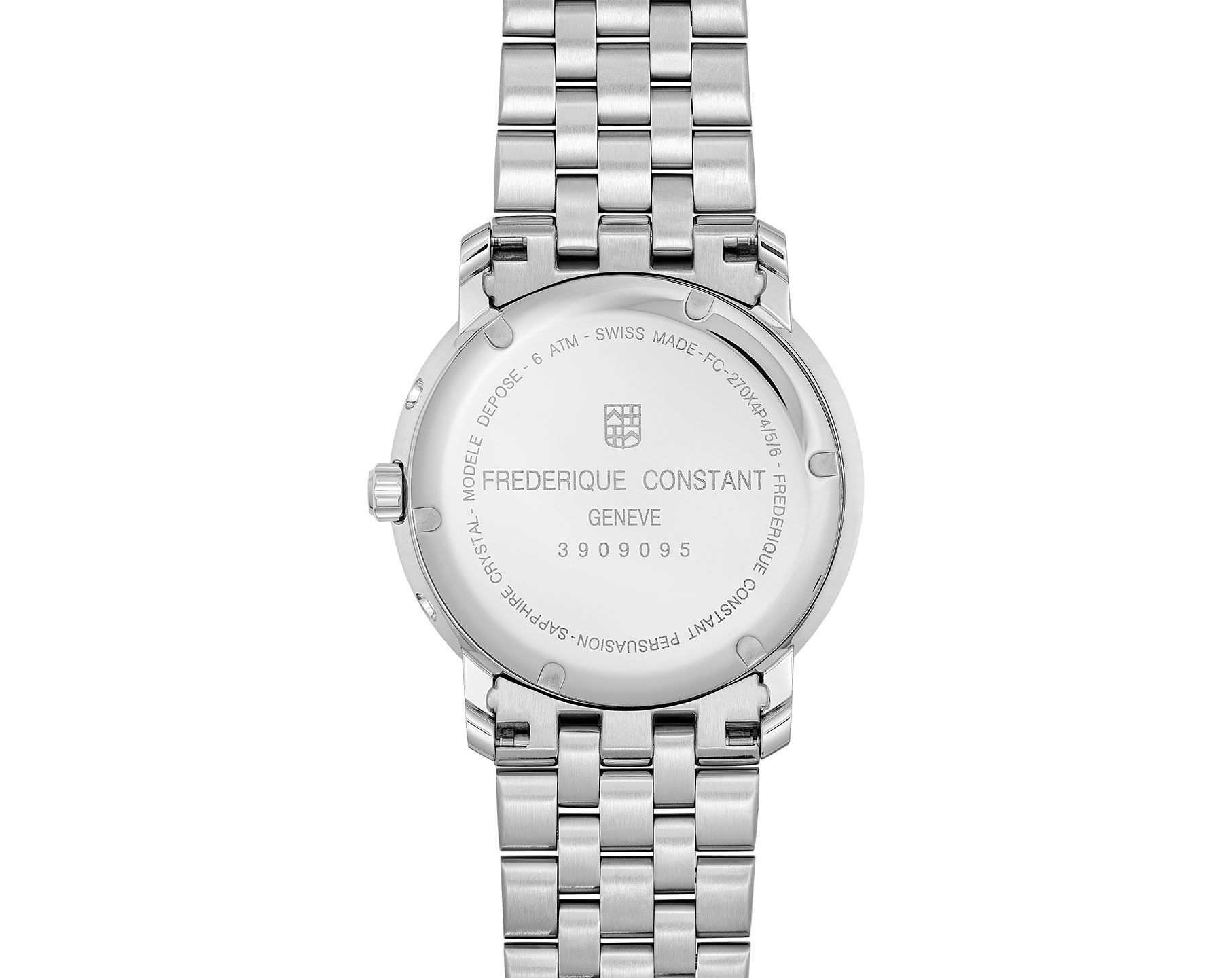 Frederique Constant Classics Classics Index Business Timer Blue Dial 40 mm Quartz Watch For Men - 3
