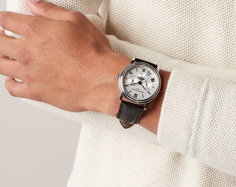 Frederique Constant Classics Classics Business Timer Silver Dial 40 mm Quartz Watch For Men - 2