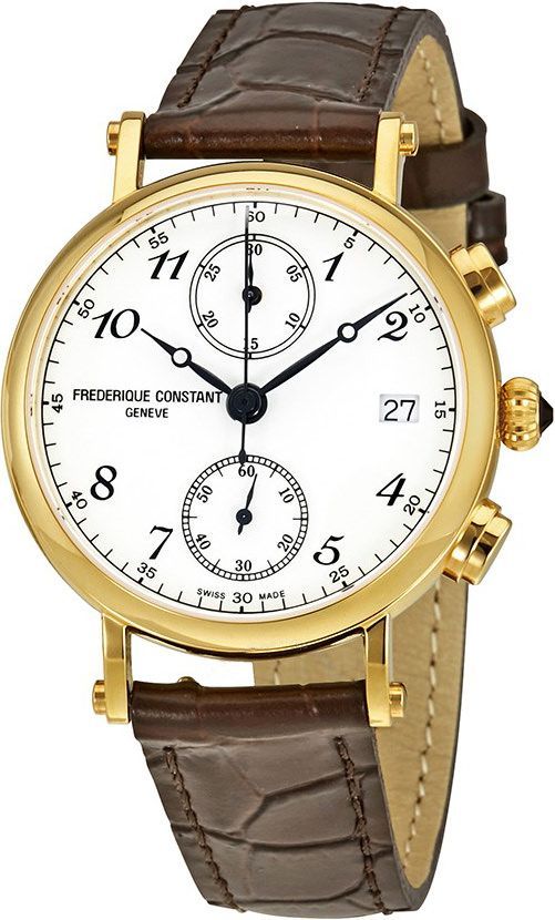 Frederique Constant  34 mm Watch in White Dial For Women - 1