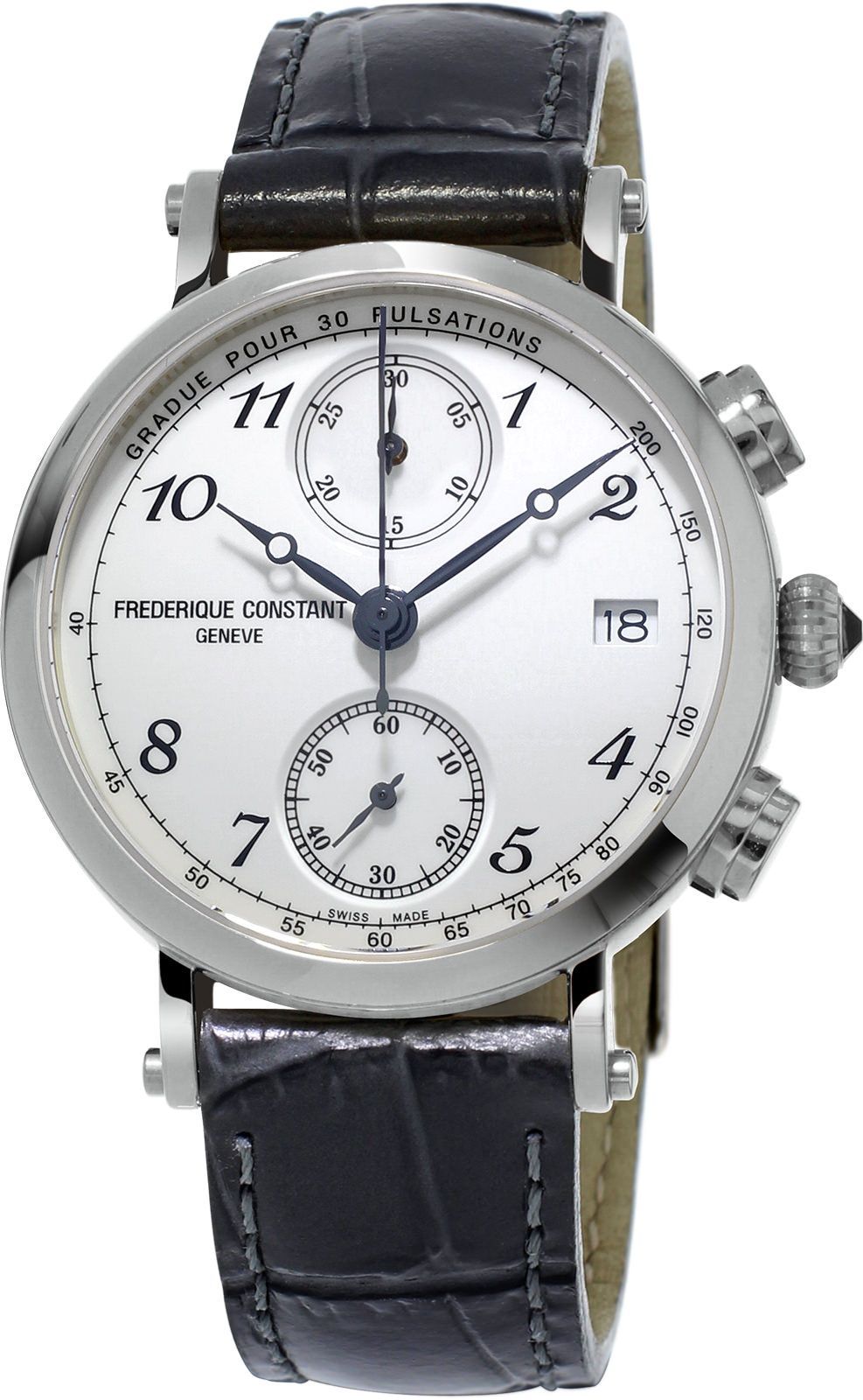 Frederique Constant Classics  White Dial 34 mm Quartz Watch For Women - 1
