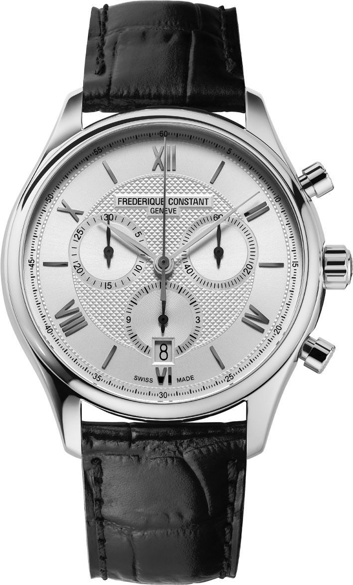 Frederique Constant Classics Classics Quartz Chronograph Silver Dial 40 mm Quartz Watch For Men - 1