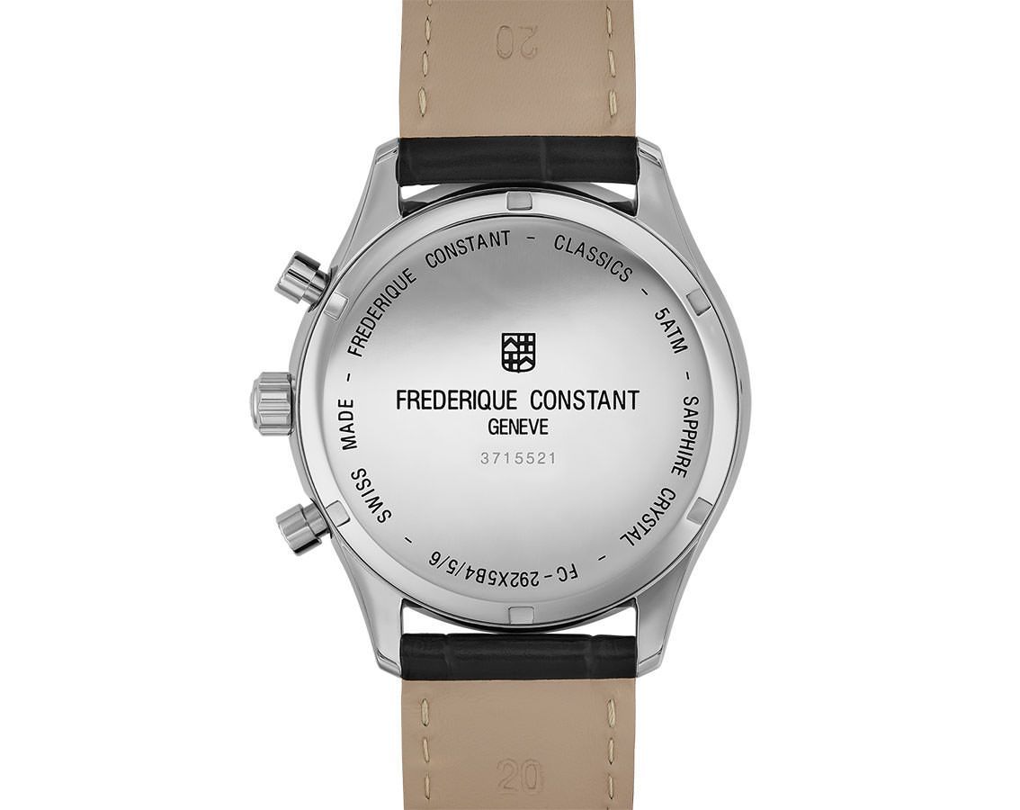 Frederique Constant Classics Classics Quartz Chronograph Silver Dial 40 mm Quartz Watch For Men - 3