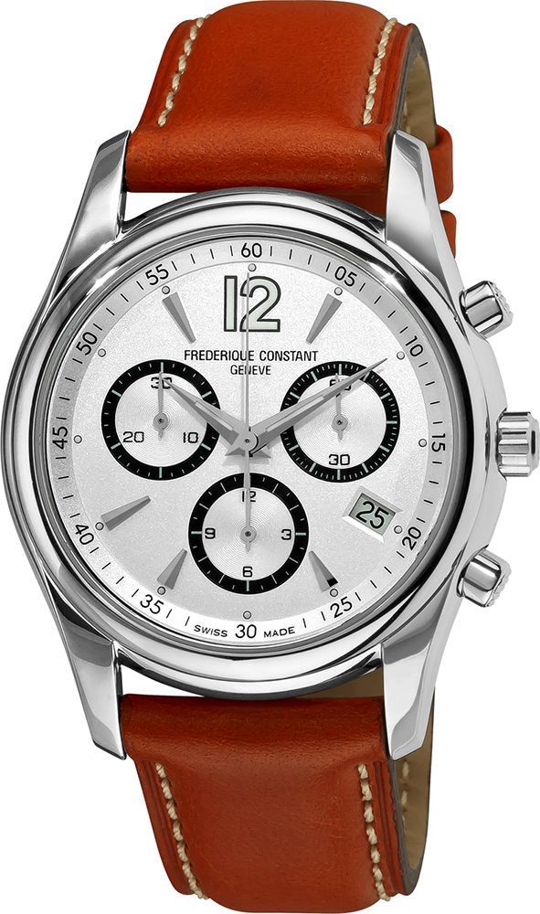 Frederique Constant Classics Junior Silver Dial 38.5 mm Quartz Watch For Men - 1