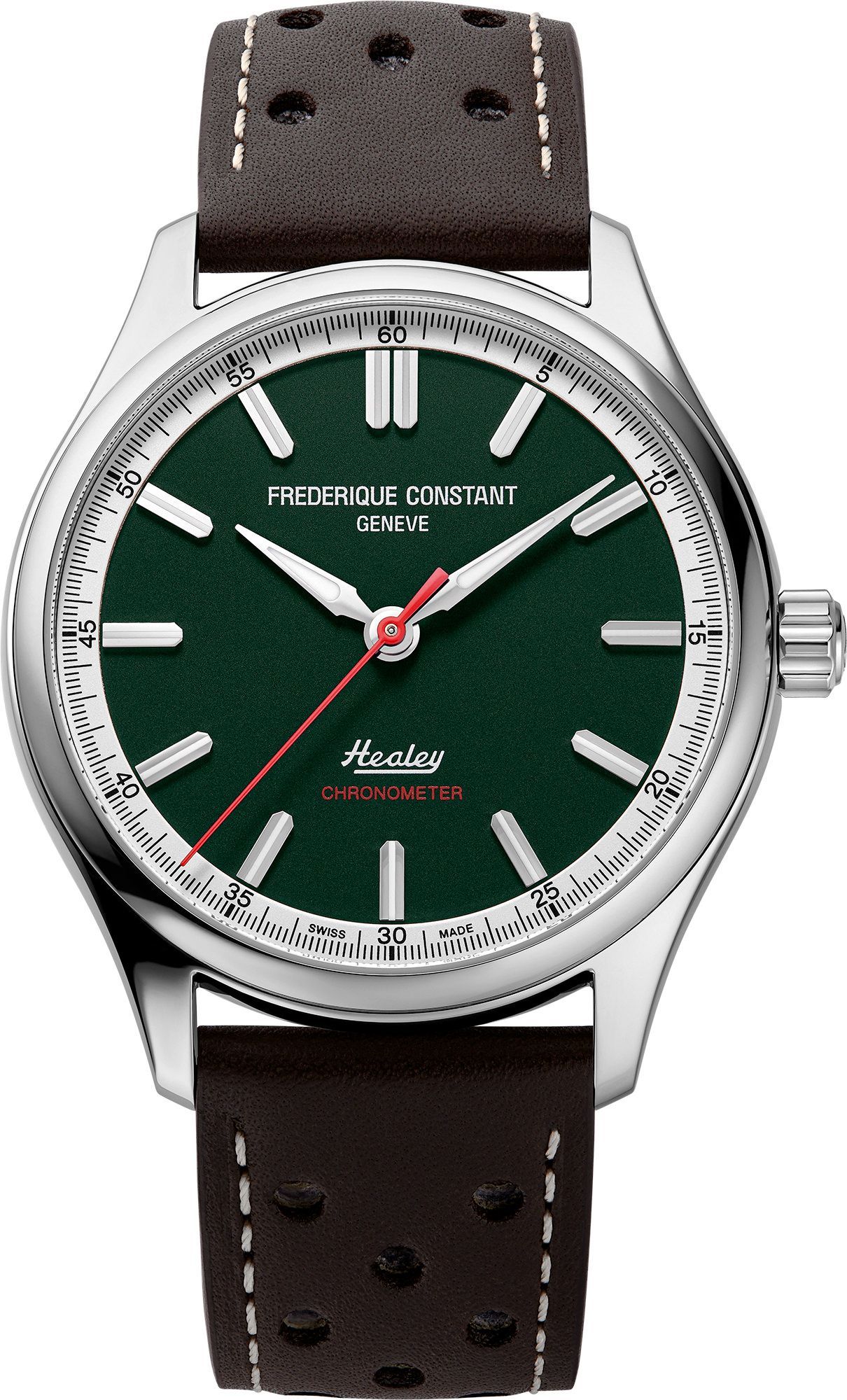 Frederique Constant Vintage Rally Healey Automatic COSC 40 mm Watch in Green Dial For Men - 1