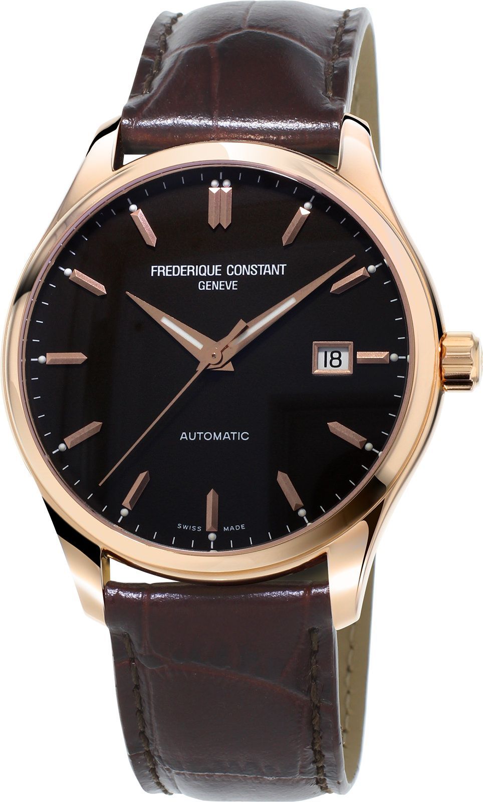 Frederique Constant Classics Junior Brown Dial 40 mm Automatic Watch For Men - 1