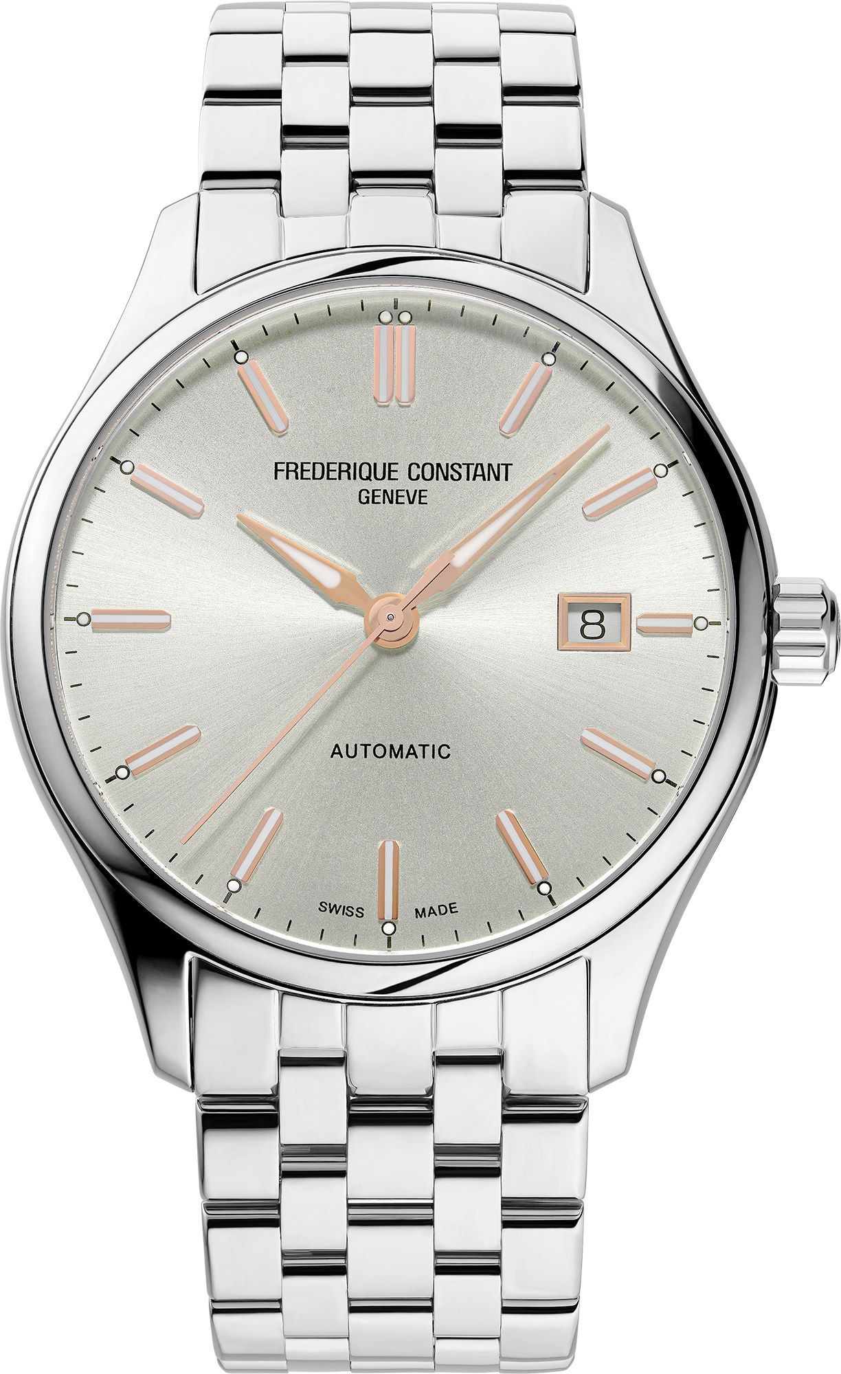 Frederique Constant Classics Index Automatic 40 mm Watch in Grey Dial