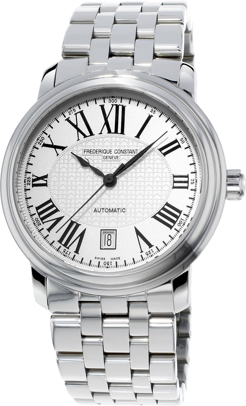 Frederique Constant Runabout Automatic 40 mm Watch in Silver Dial For Men - 1