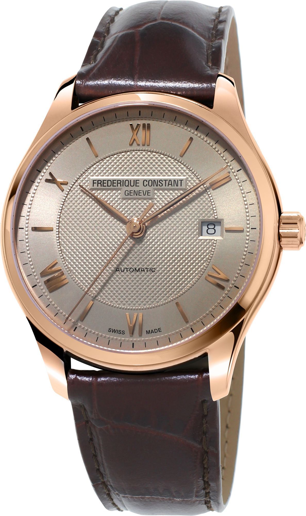 Frederique Constant Classics Index Grey Dial 40 mm Automatic Watch For Men - 1