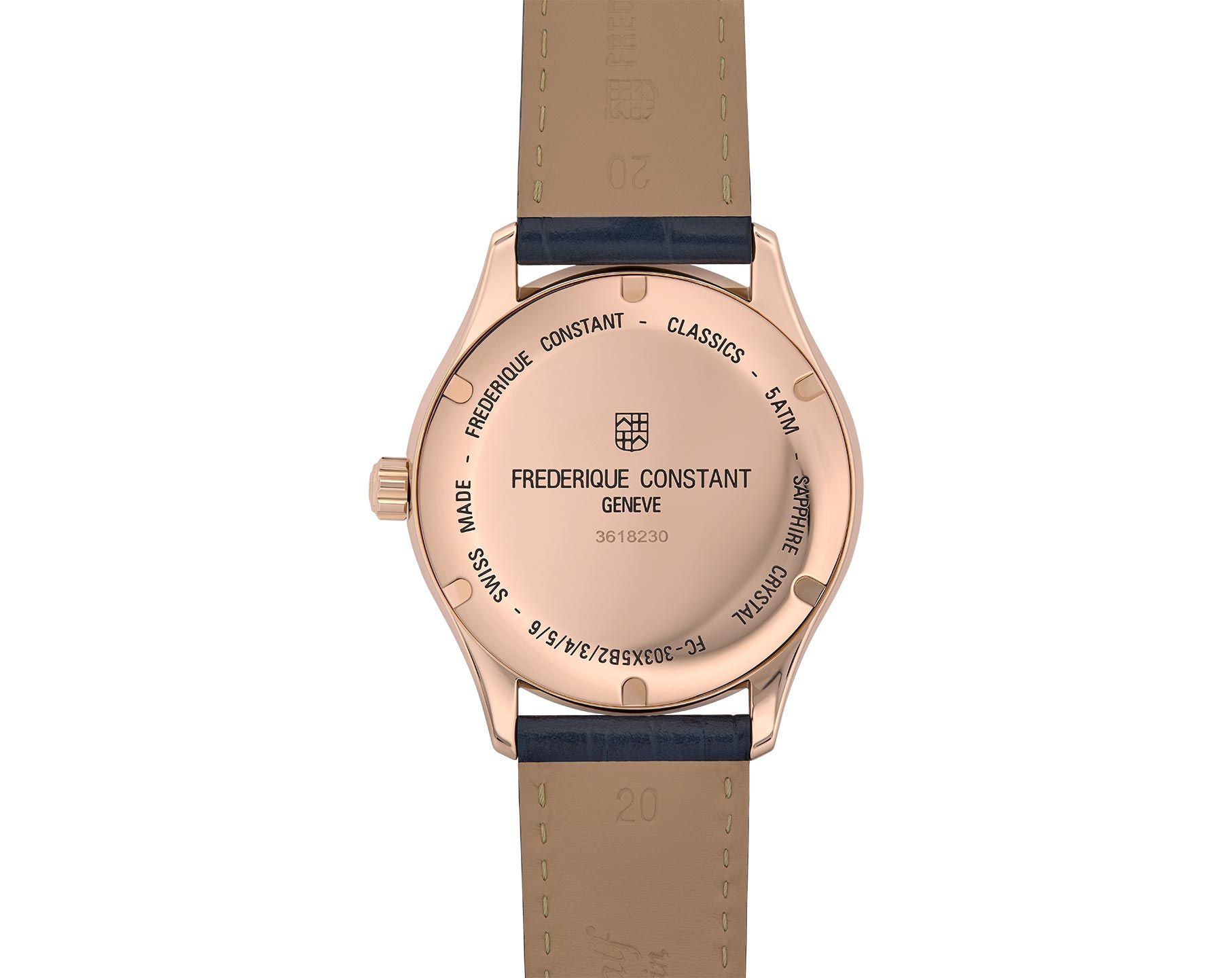 Frederique Constant Classics Classics Index Automatic Blue Dial 40 mm Automatic Watch For Men - 2
