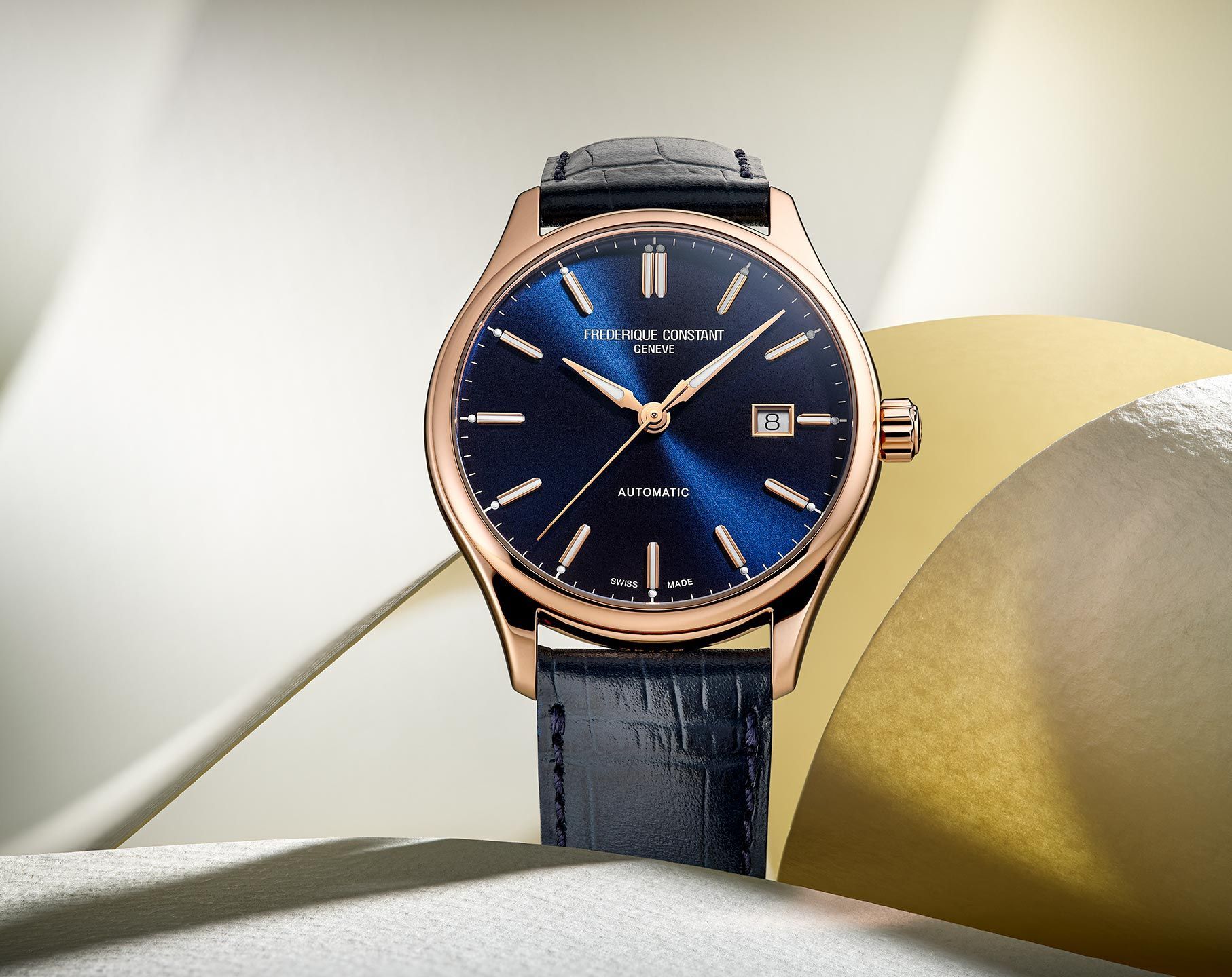 Frederique Constant Classics Classics Index Automatic Blue Dial 40 mm Automatic Watch For Men - 3