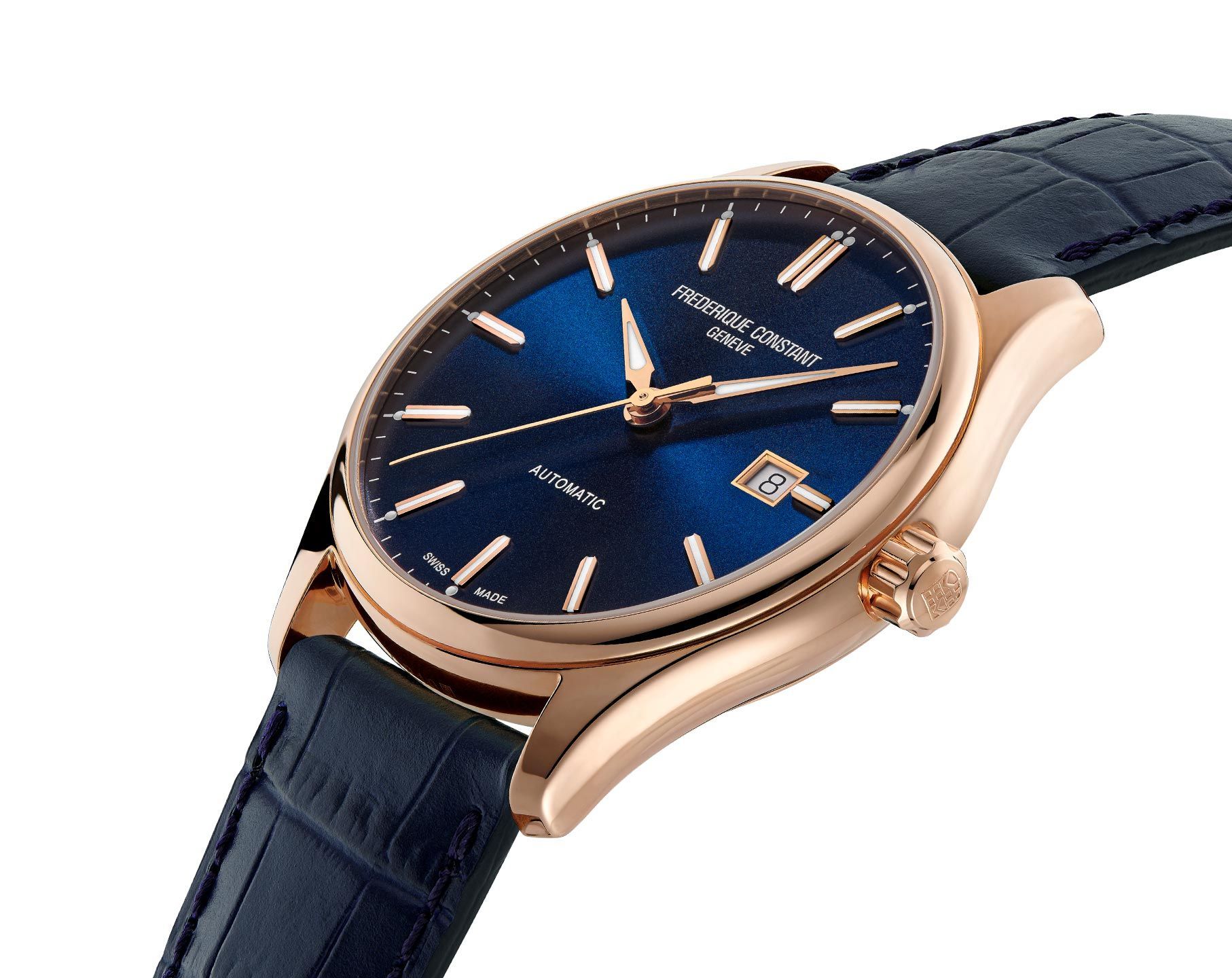 Frederique Constant Classics Classics Index Automatic Blue Dial 40 mm Automatic Watch For Men - 5