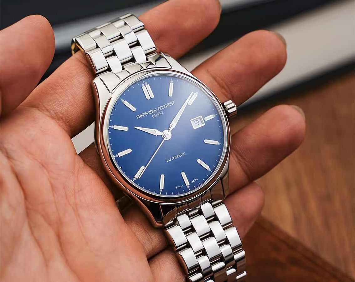 Frederique constant blue best sale