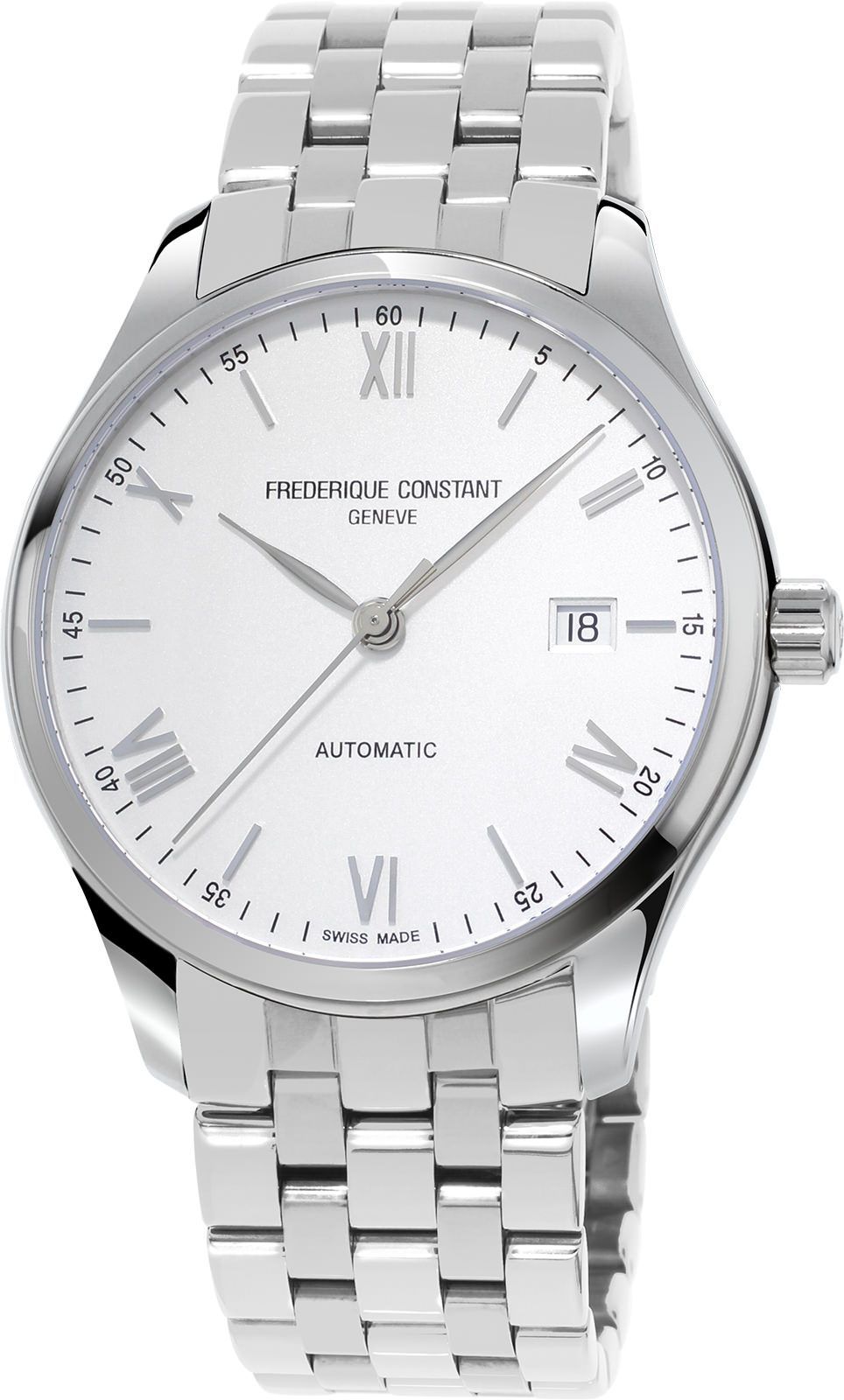 Frederique Constant Index 40 mm Watch in White Dial For Men - 1