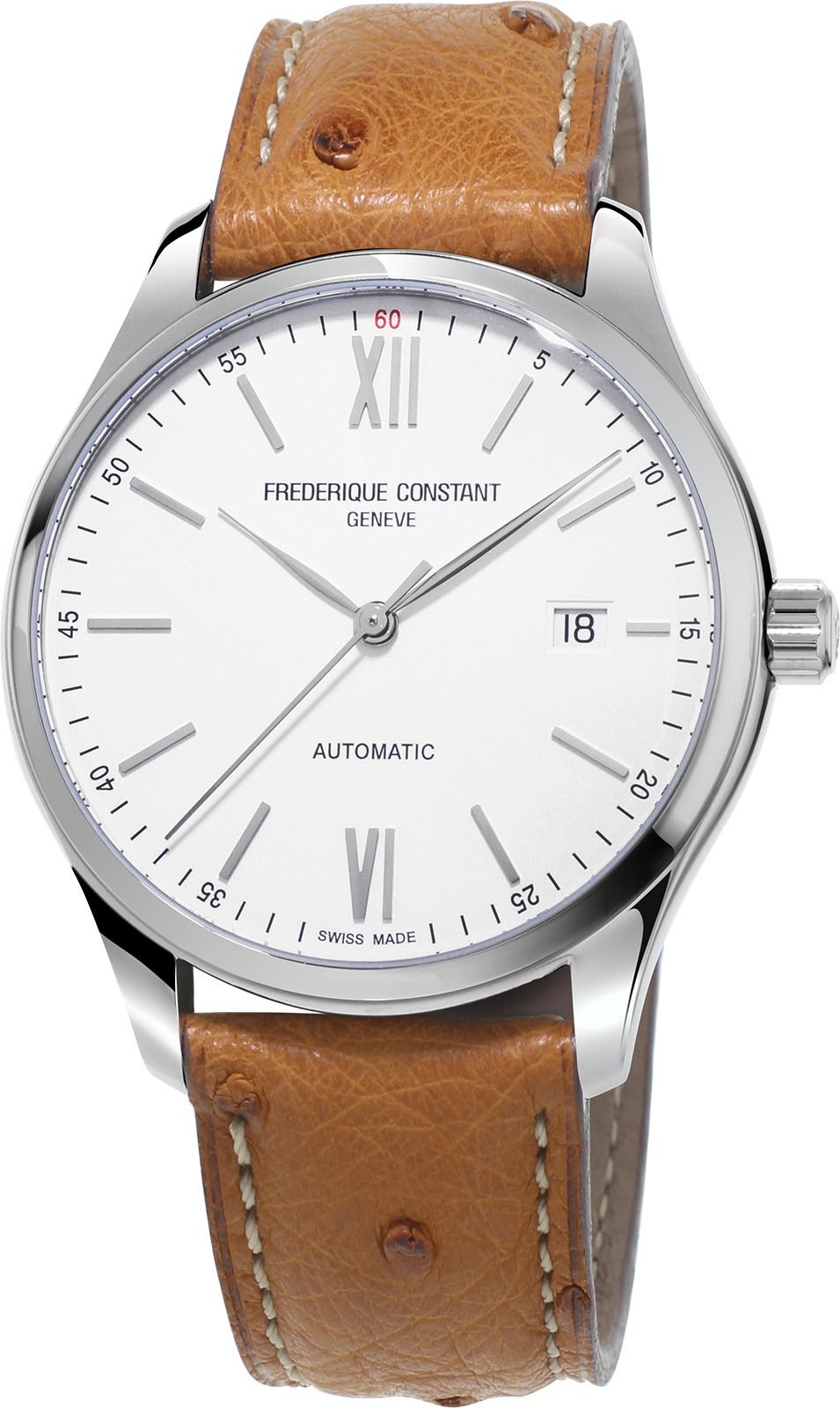 Frederique Constant Index 41 mm Watch in White Dial For Men - 1