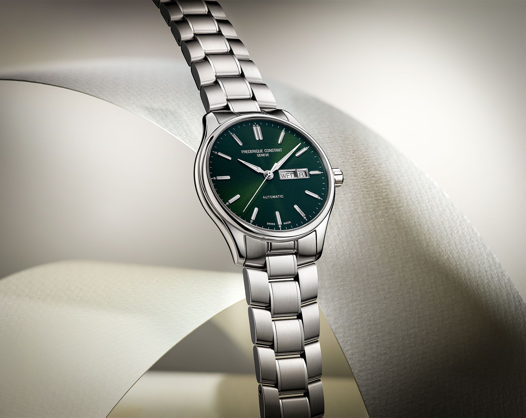 Frederique Constant Classics Classics Index Automatic Green Dial 40 mm Automatic Watch For Men - 3
