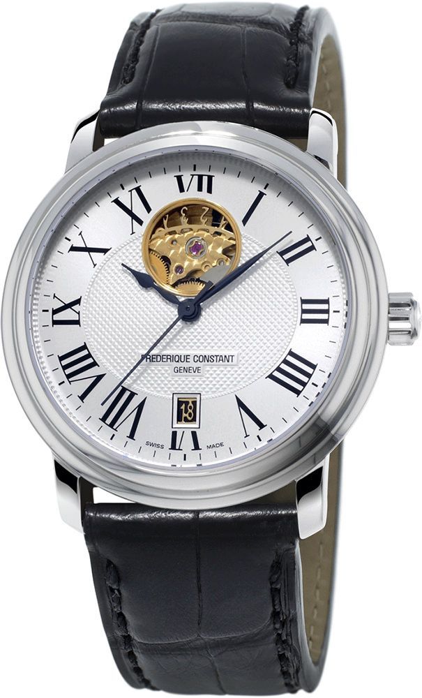 Frederique Constant Heart Beat 40 mm Watch in White Dial For Men - 1