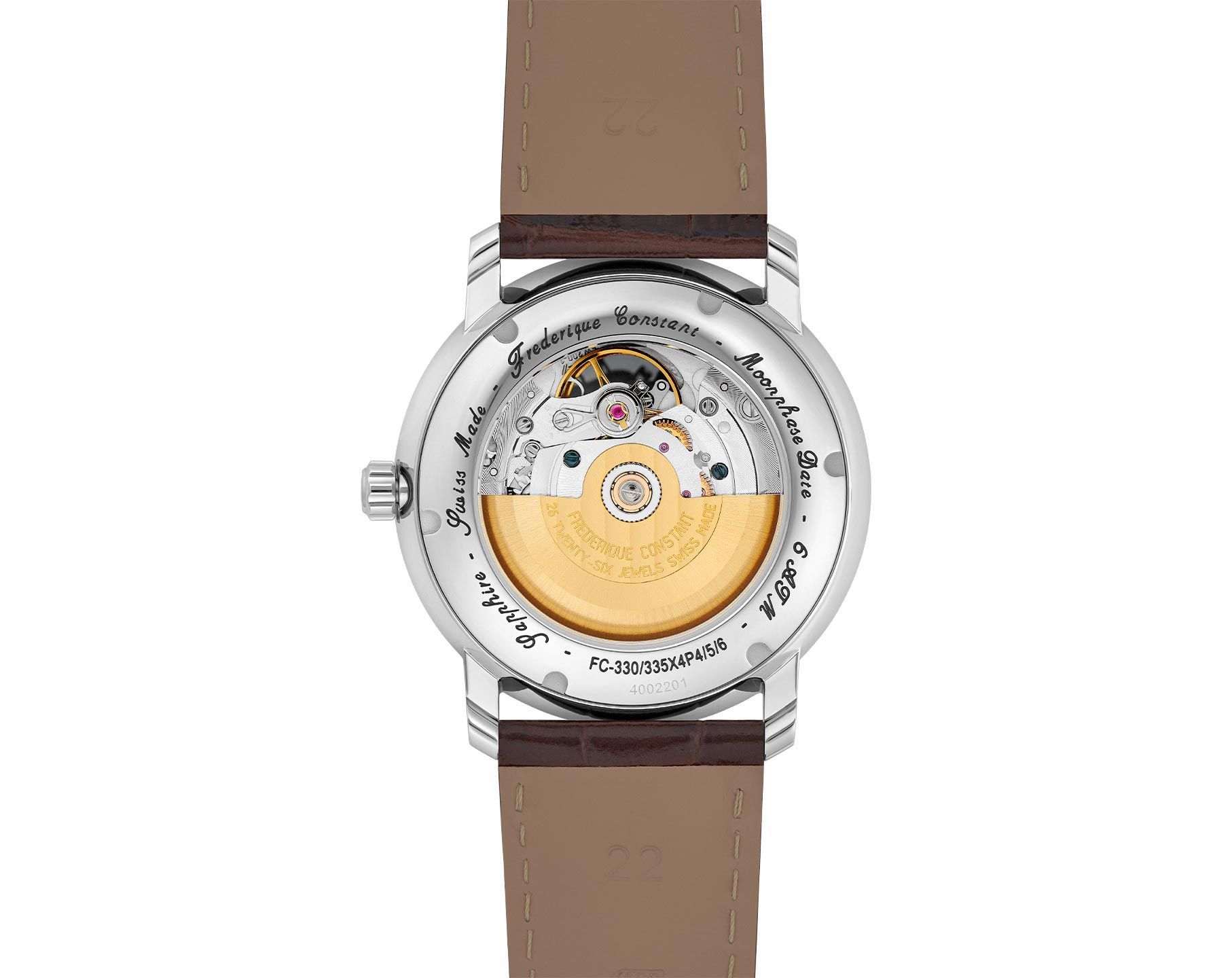 Frederique Constant Classics Classics Heart Beat Automatic Salmon Dial 40 mm Automatic Watch For Men - 2