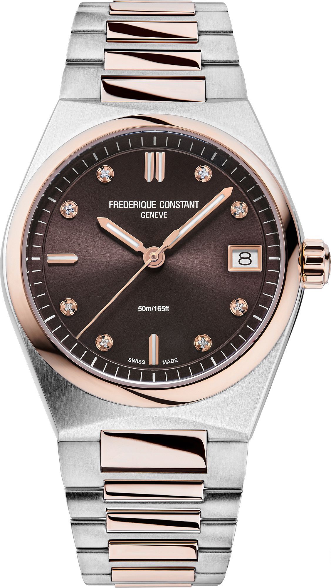 Frederique Constant Highlife  Brown Dial 31 mm Quartz Watch For Women - 1