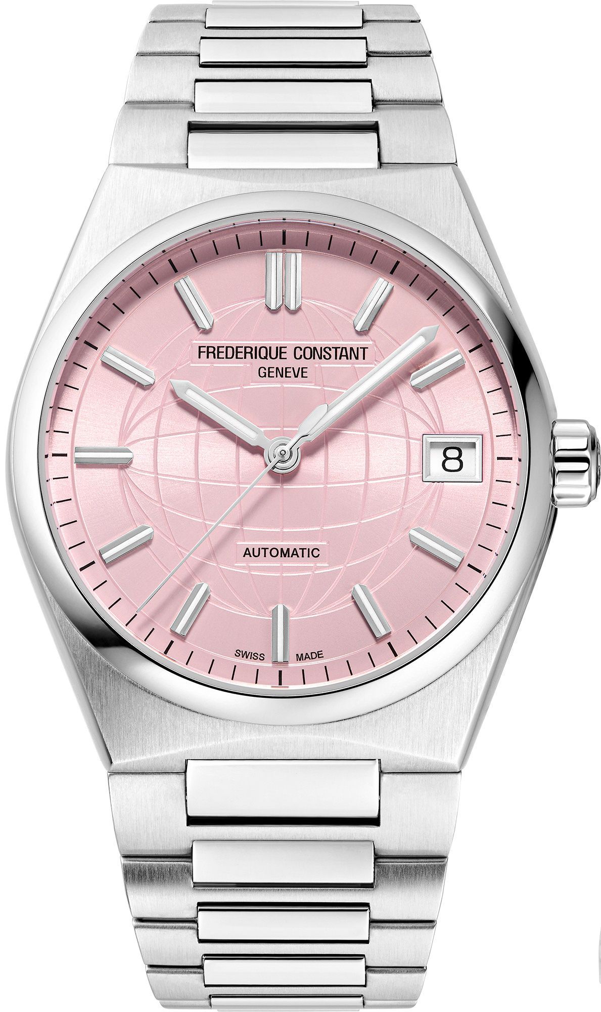 Frederique Constant Highlife Highlife Automatic COSC Pink Dial 41 mm Automatic Watch For Women - 1