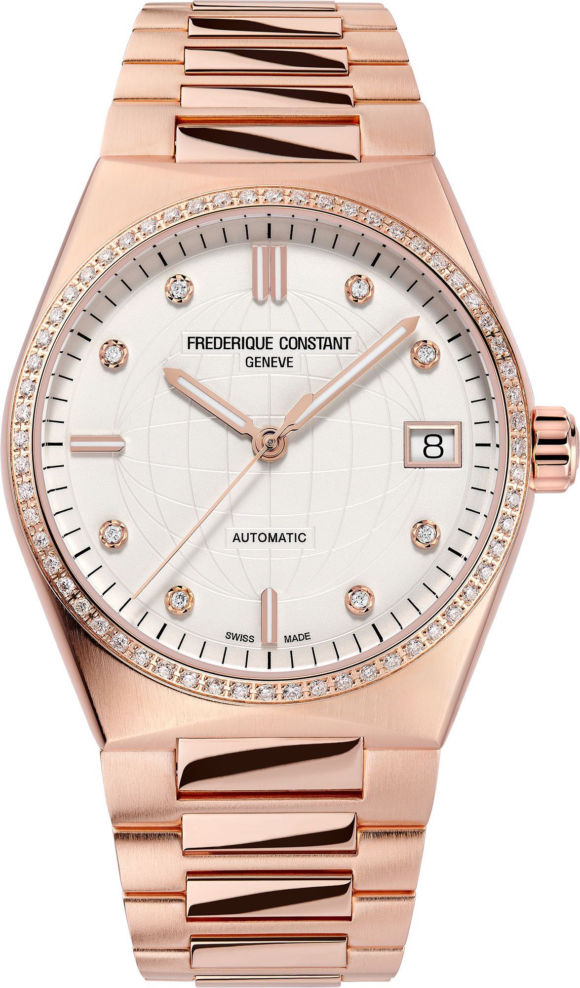 Frederique Constant Highlife Highlife Ladies Automatic Silver Dial 34 mm Automatic Watch For Women - 1