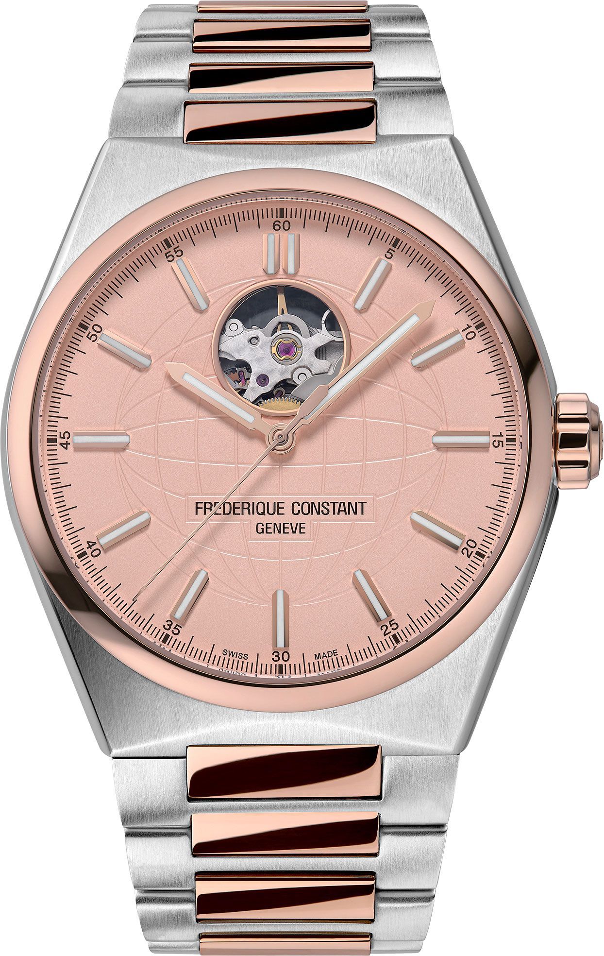 Frederique Constant Highlife Highlife Heart Beat Automatic Salmon Dial 34 mm Automatic Watch For Women - 1