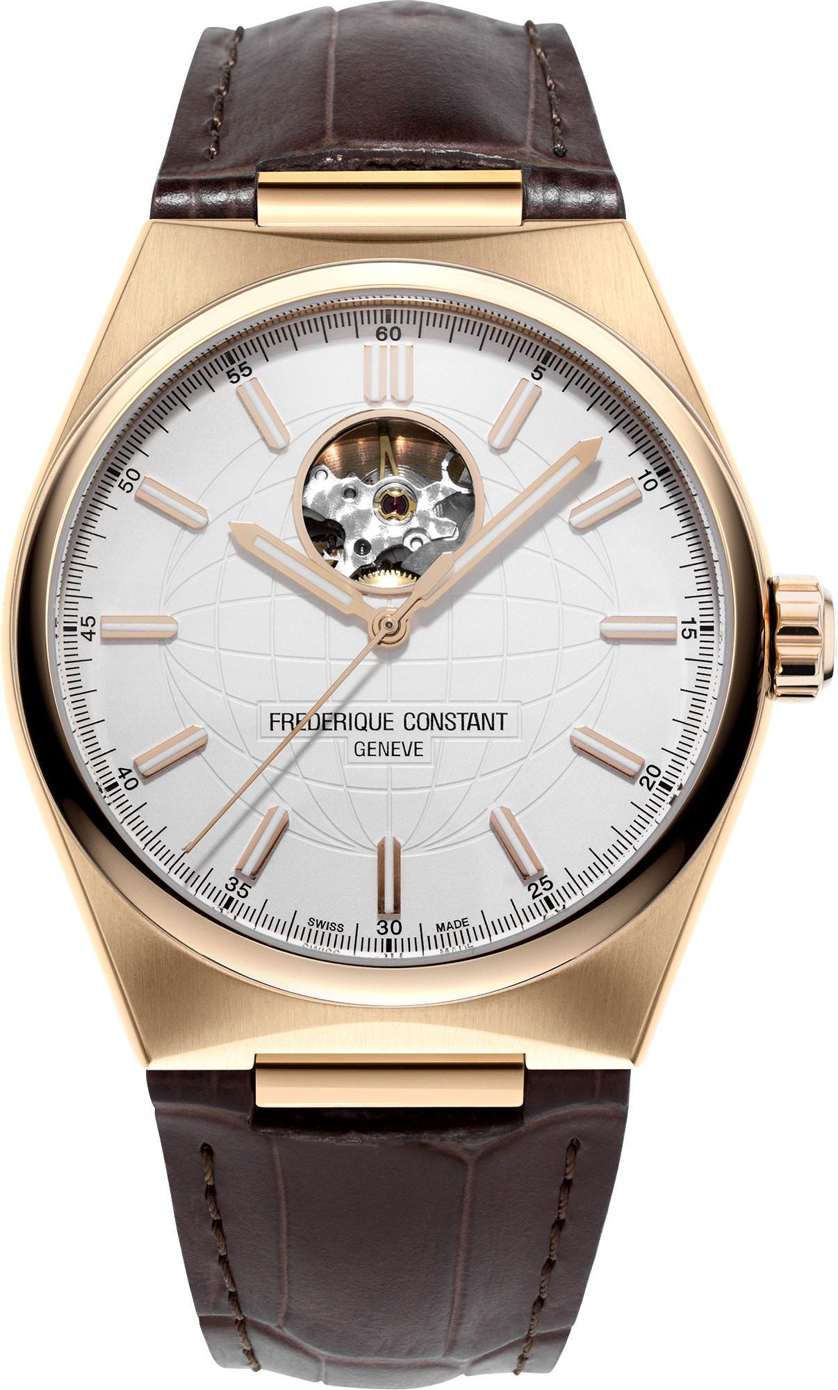Frederique Constant Highlife Highlife Heart Beat Automatic Silver Dial 41 mm Automatic Watch For Men - 1