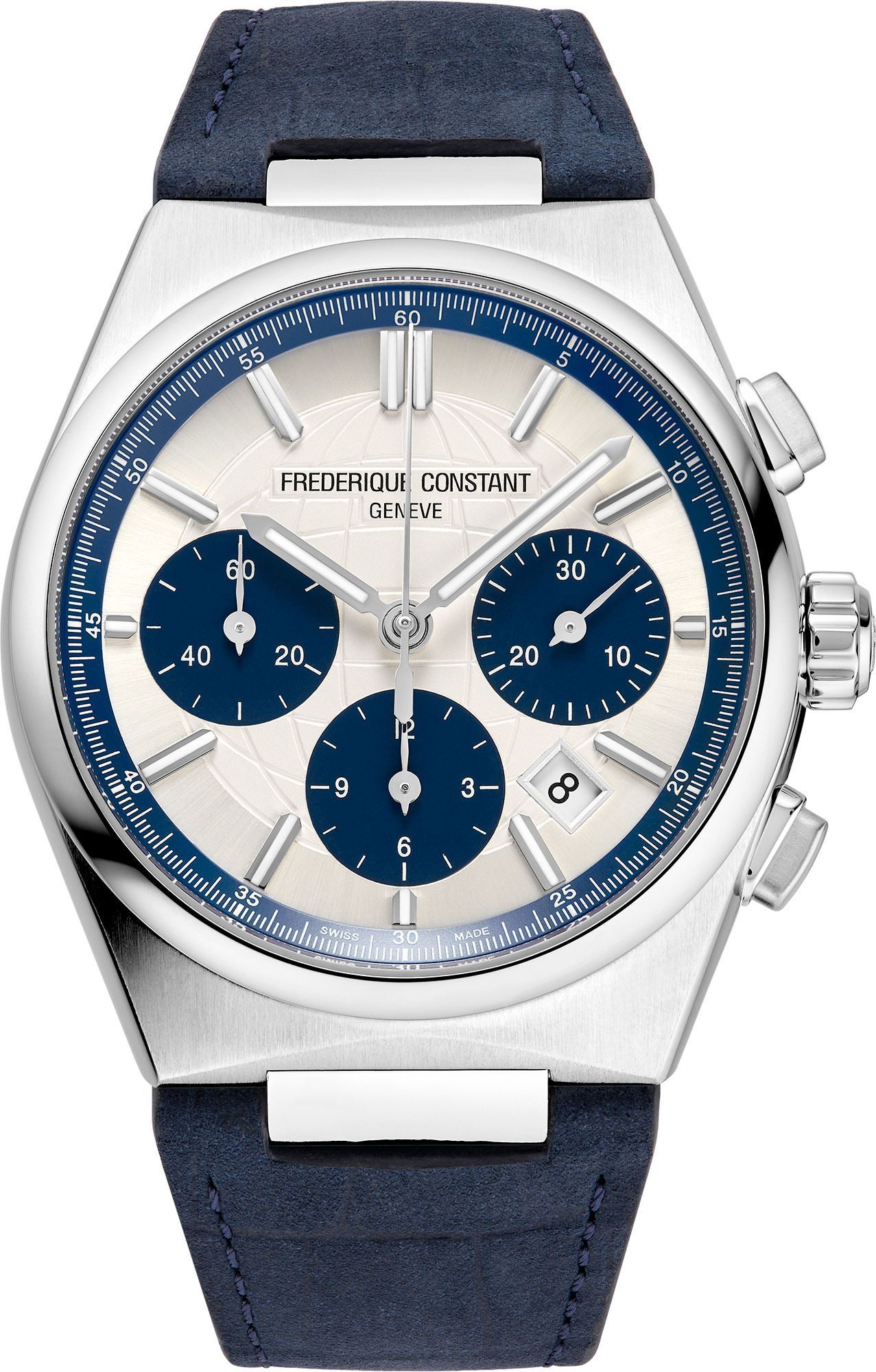 Frederique Constant Highlife Highlife Chronograph Automatic White Dial 41 mm Automatic Watch For Men - 1