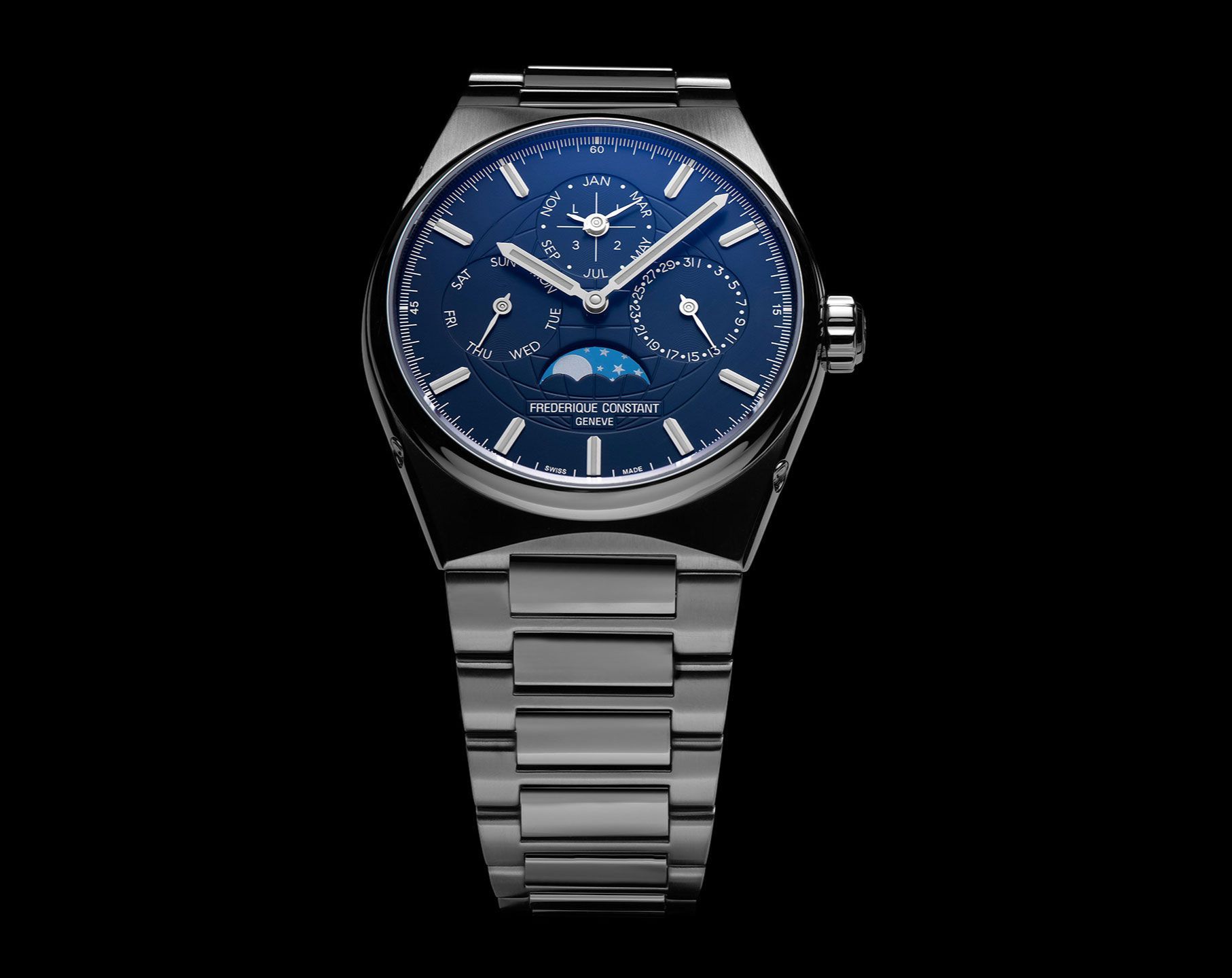 Frederique Constant Highlife Highlife Perpetual Calendar Manufacture Blue Dial 41 mm Automatic Watch For Men - 3