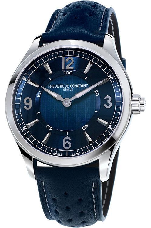 Frederique Constant Horological Smartwatch 42 mm Watch in Blue Dial