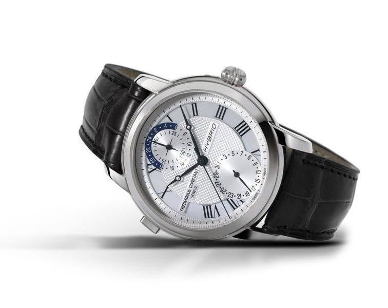 Frederique Constant Manufacture Classic Hybrid  42 mm Watch in Silver Dial For Men - 2