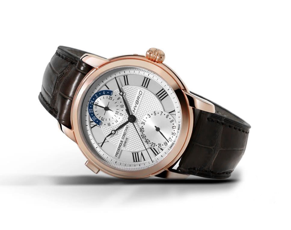 Frederique Constant Manufacture Classic Hybrid  42 mm Watch in Silver Dial For Men - 3