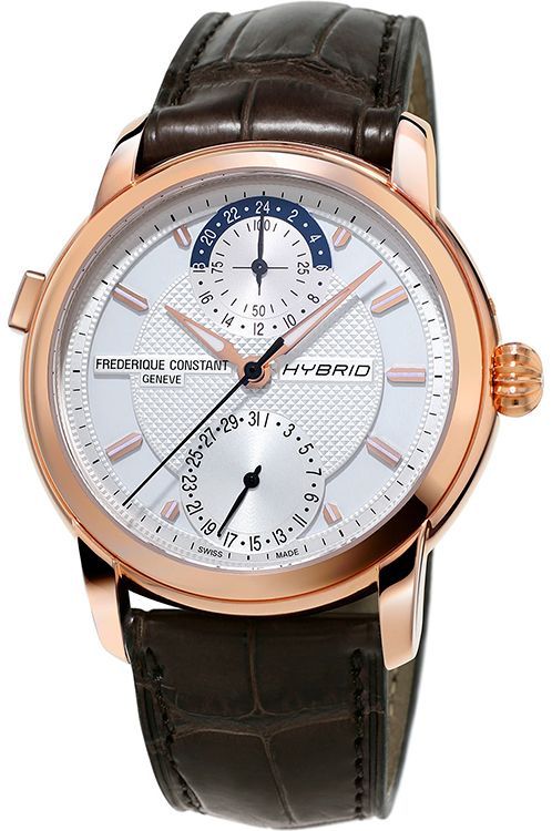 Frederique Constant Manufacture Classic Hybrid 42 mm Watch in Silver Dial