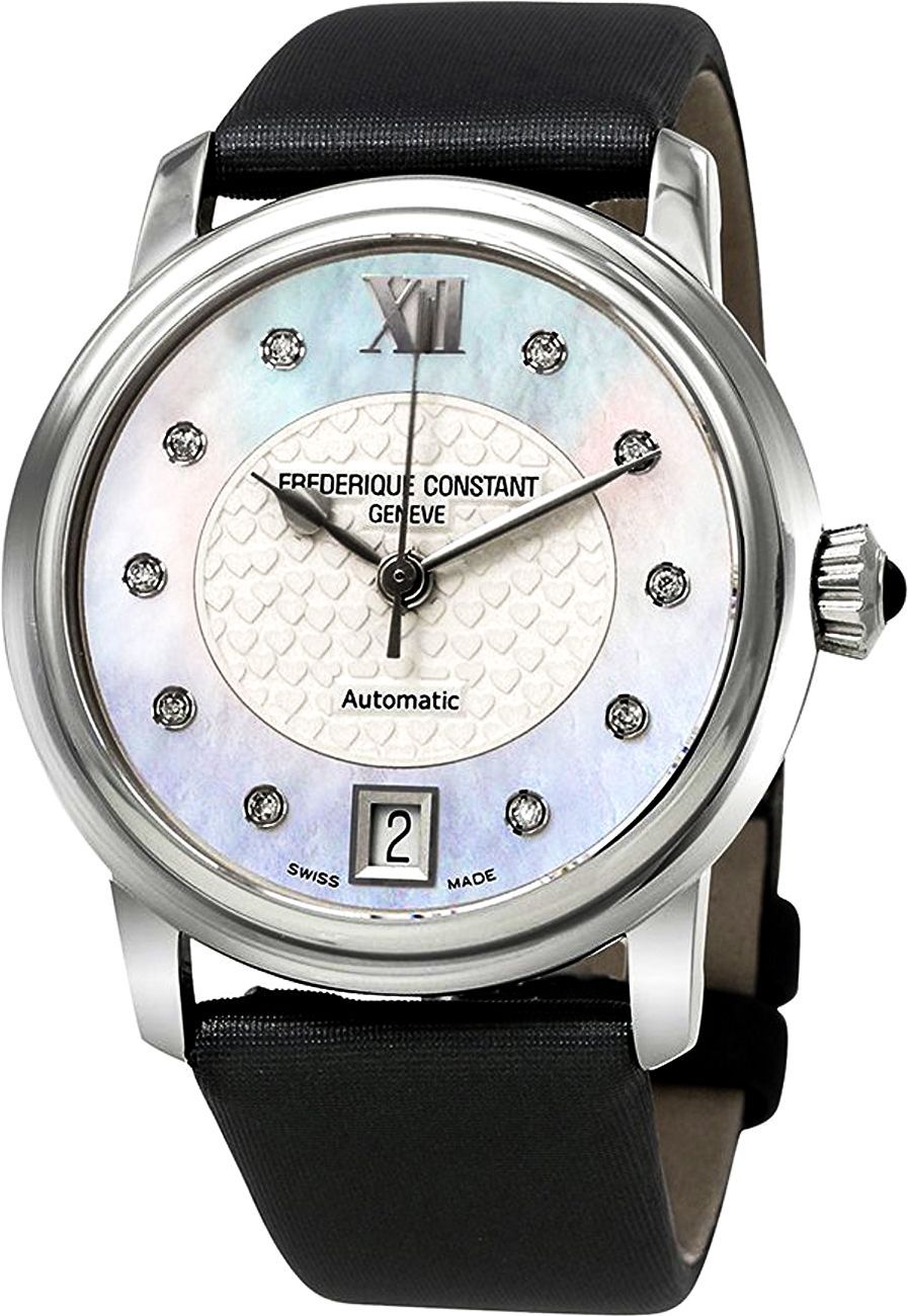 Frederique Constant Ladies Automatic Heart Beat MOP Dial 34 mm Automatic Watch For Women - 1