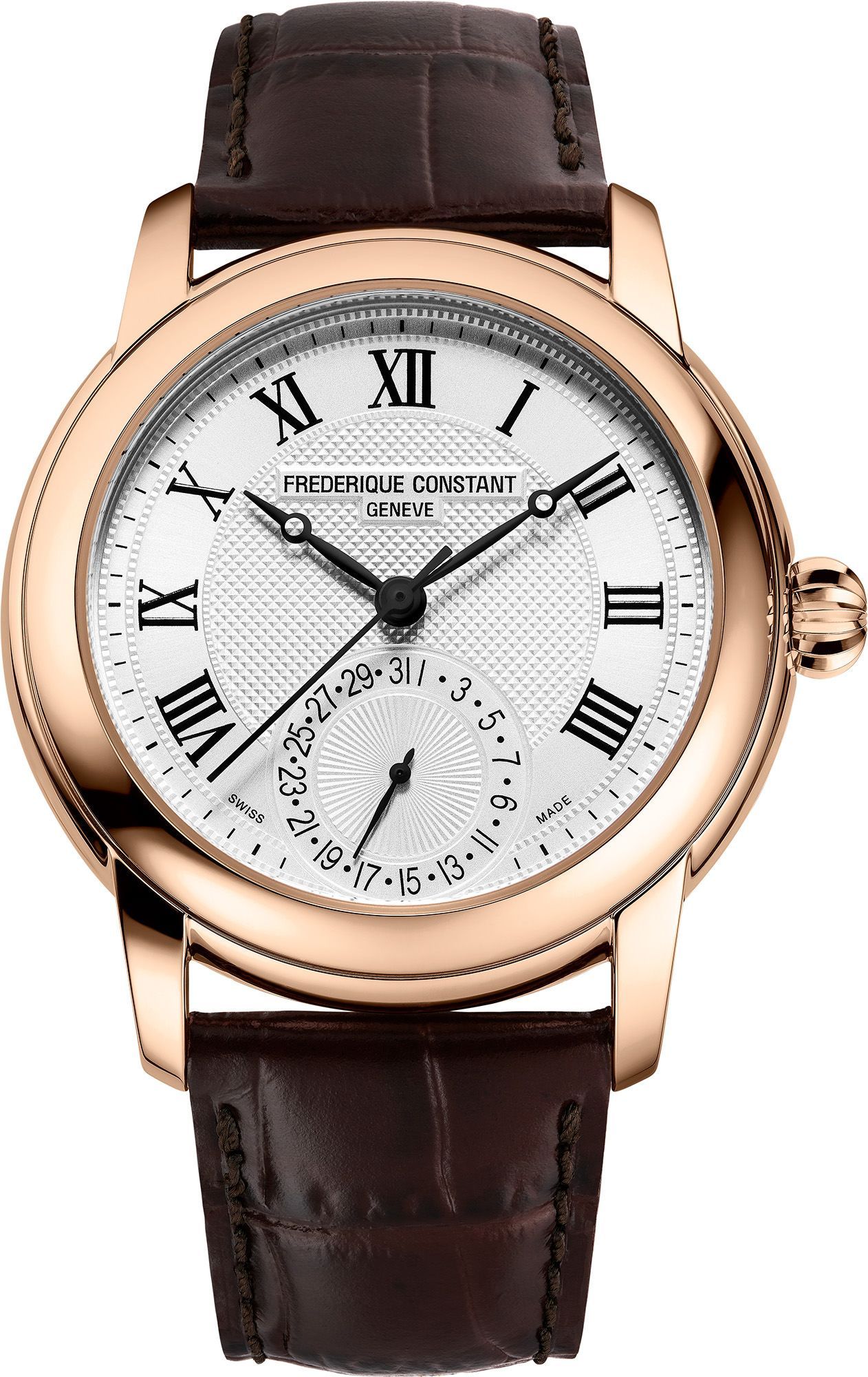 Frederique Constant Manufacture Classics 42 mm Watch in Silver Dial For Men - 1
